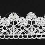 DANTELA GABIR DIN POLIESTER 4CM #4478-12-(10 YARDS/CARD 9,10 METRI)