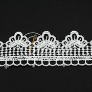 DANTELA GABIR DIN POLIESTER 3,5CM  #4478-25-(10 YARDS/CARD 9,10 METRI)