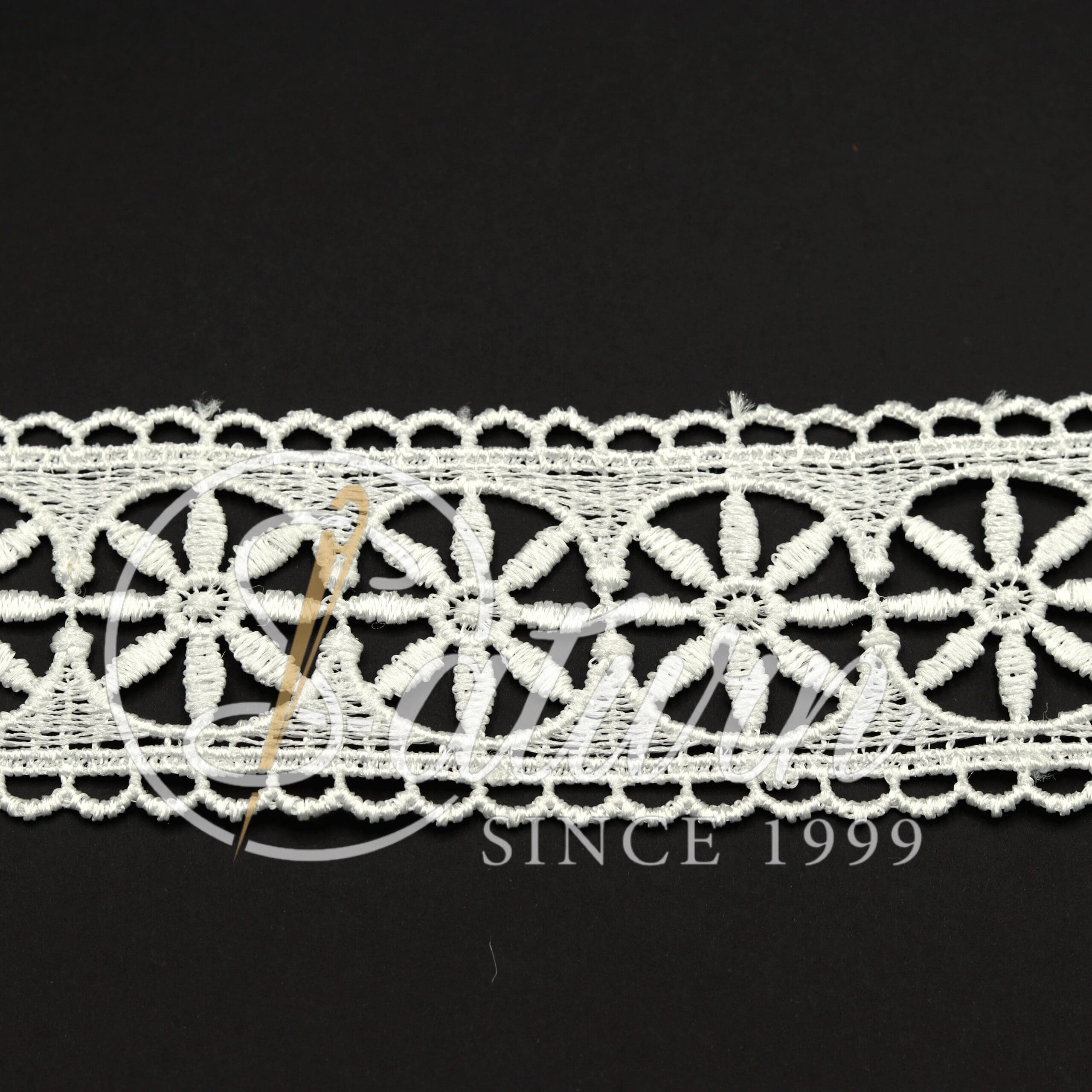 DANTELA GABIR DIN POLIESTER 4,5CM  #4478 -27-(10 YARDS/CARD 9,10 METRI)