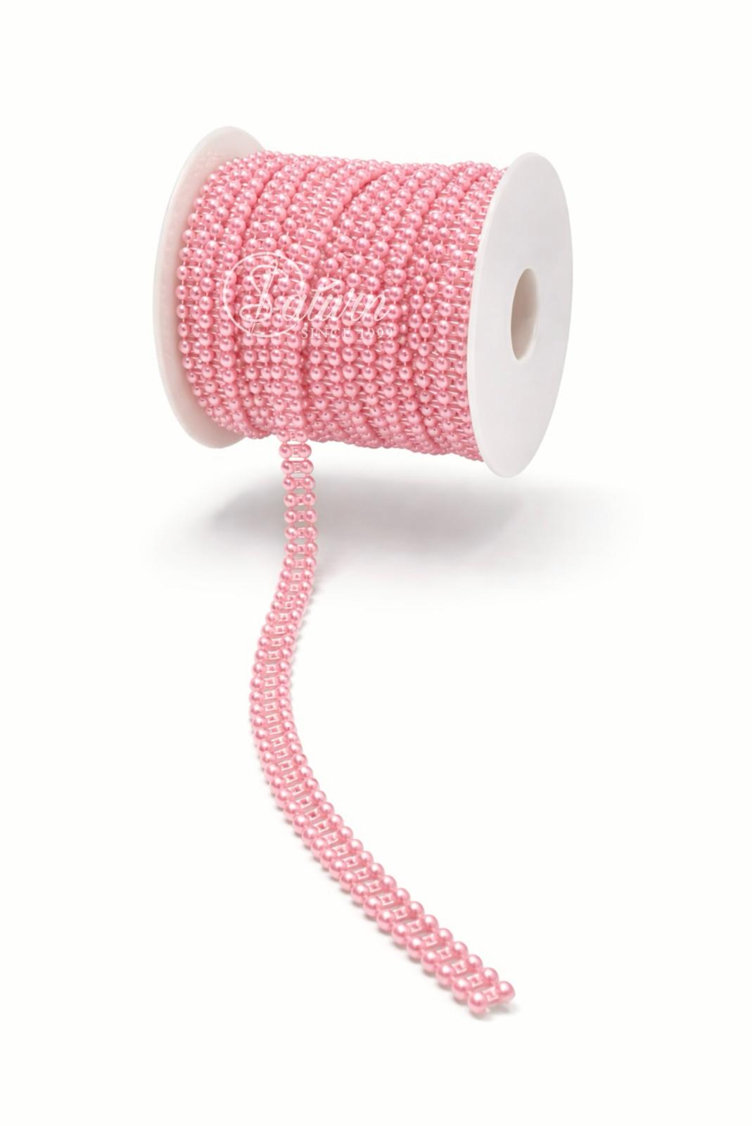 Jumatati de Perle Duble pe Sirag 4 mm – 25 Yards/Rola | Mercerie