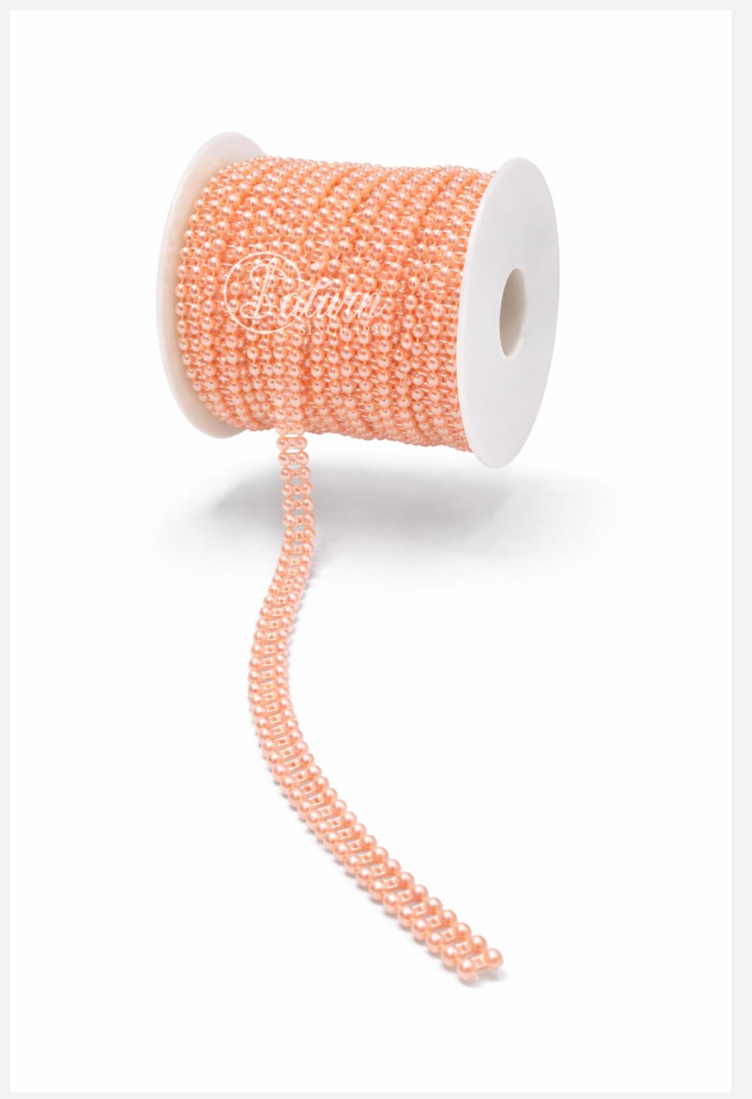 Jumatati de Perle Duble pe Sirag 4 mm – 25 Yards/Rola | Mercerie 