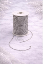 Lant Metalic 2mm (100 Metri/Rola) Lant decorativ pentru genti, accesorii si bijuterii