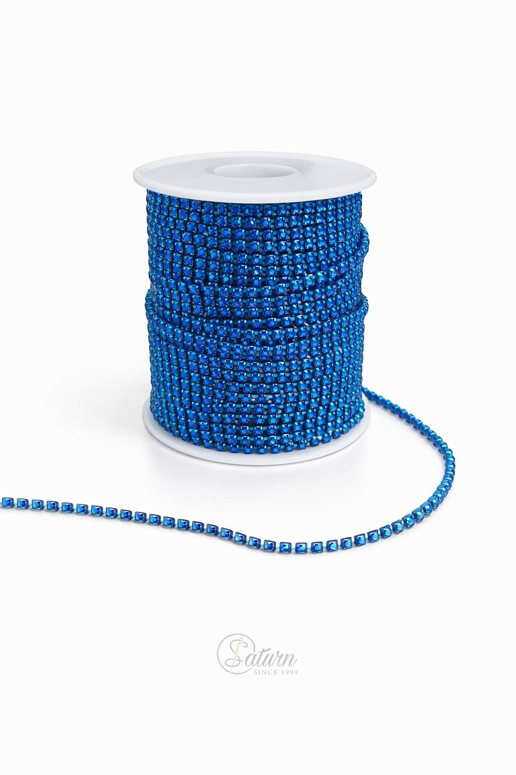 Lant cu strasuri SS12 la metru – strasuri decorative pentru haine si accesorii mercerie saturn 