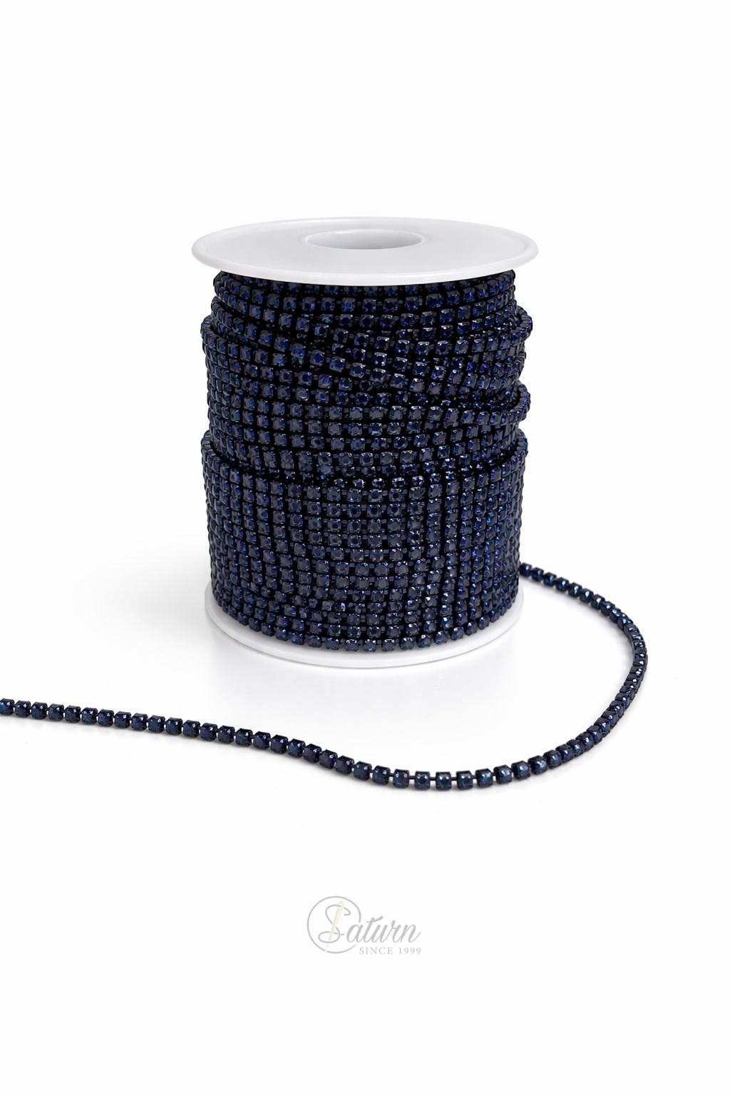 Lant cu strasuri SS12 la metru – strasuri decorative pentru haine si accesorii mercerie saturn 