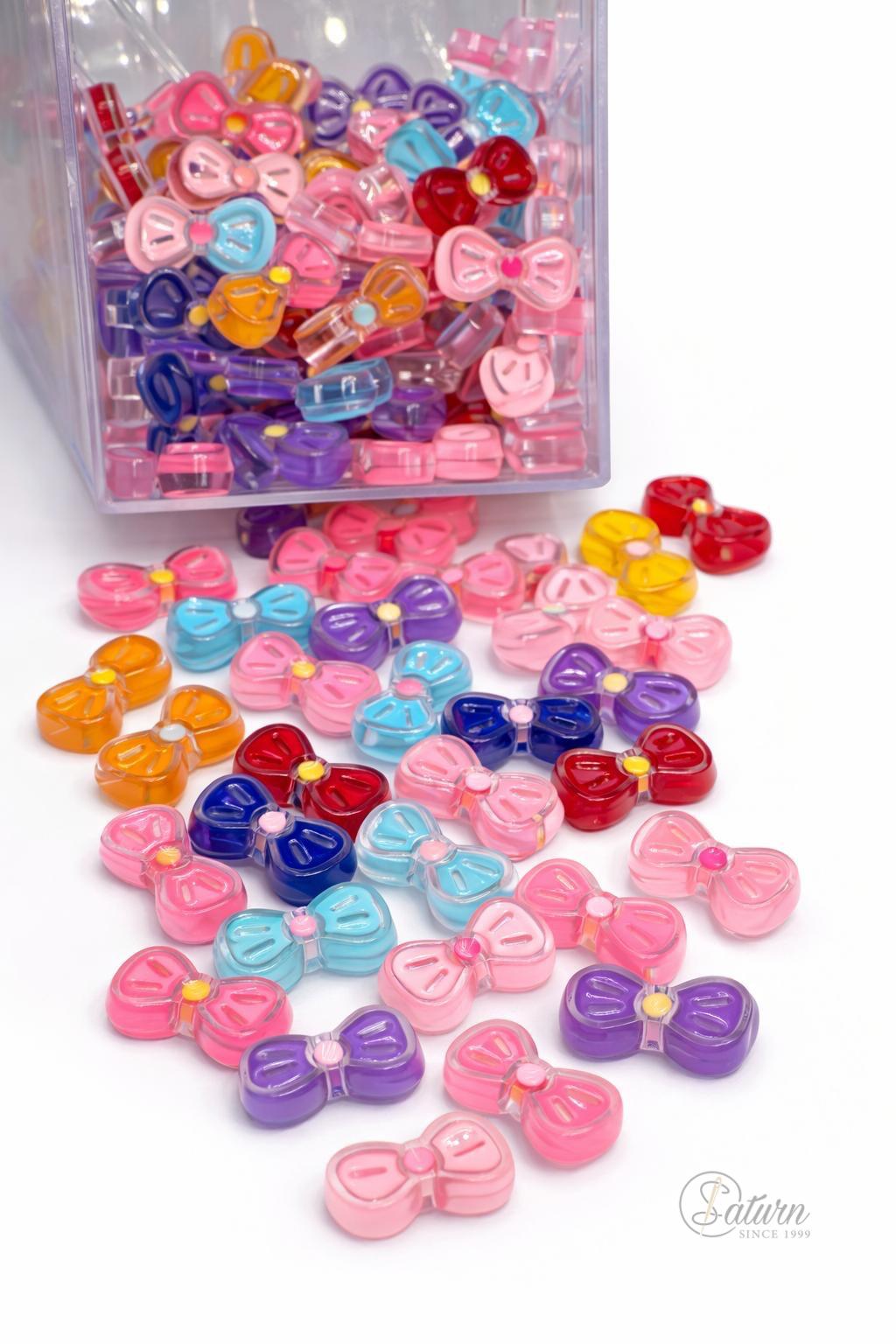 Margele fundite colorate 2 cm set aproximativ 270 buc pentru bratari si coliere handmade