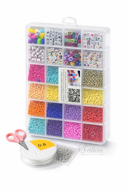 Margele pentru bratari – set creatie bijuterii, multicolor