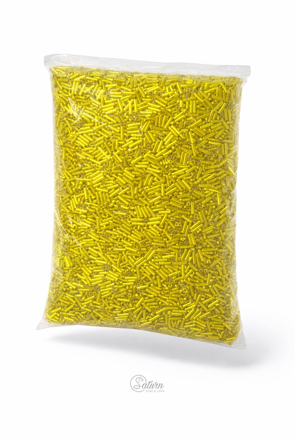 Margele tubulare din sticla transparente 7 mm, 500 gr/punga, accesorii pentru bijuterii si handmade