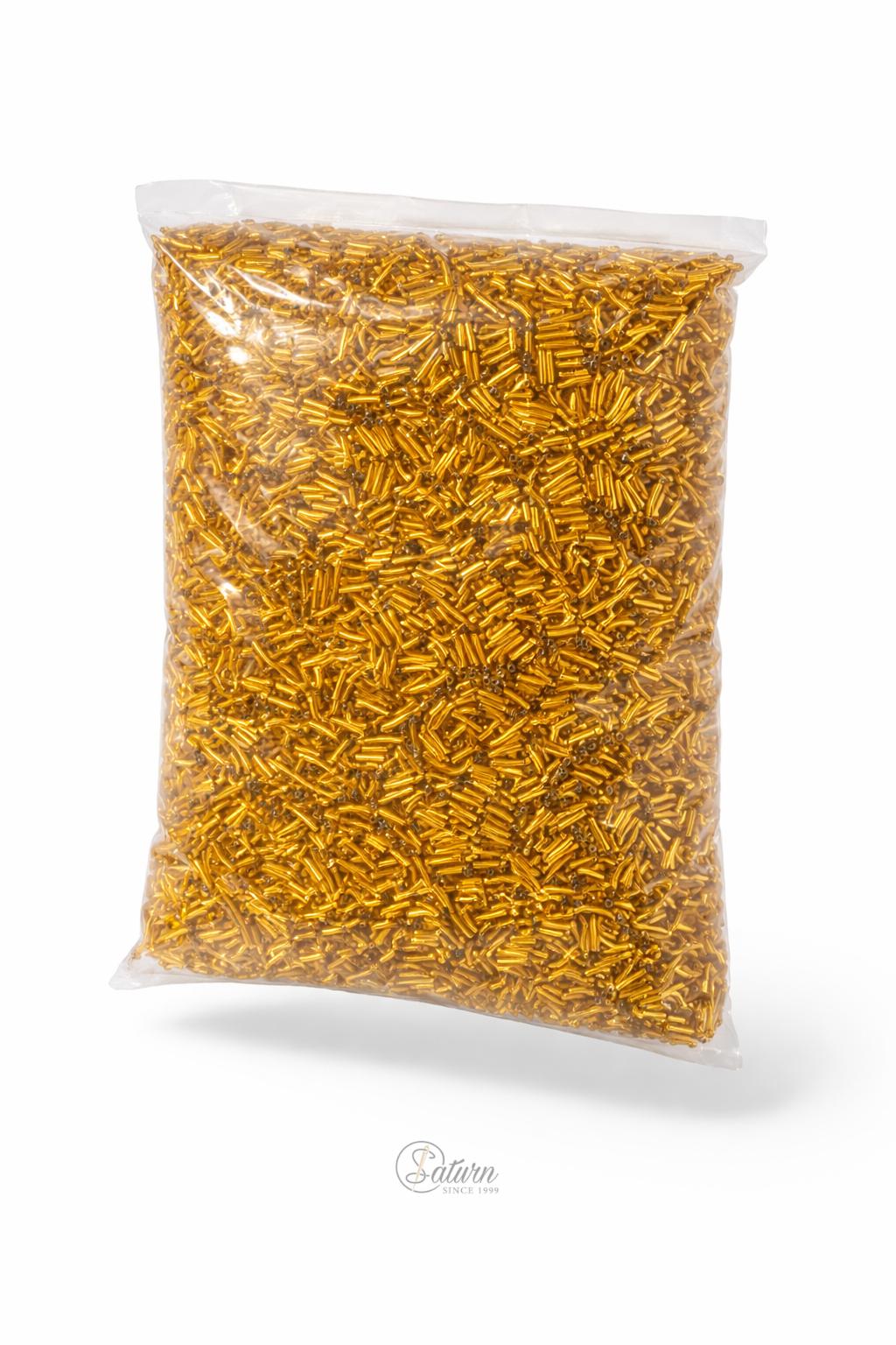 Margele tubulare din sticla transparente 7 mm, 500 gr/punga, accesorii pentru bijuterii si handmade 