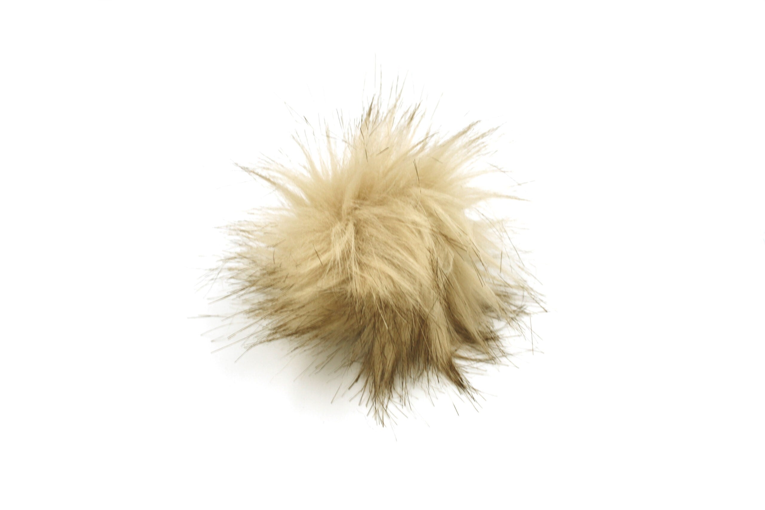 Pompon ciucuri din blana sintetica 12 cm