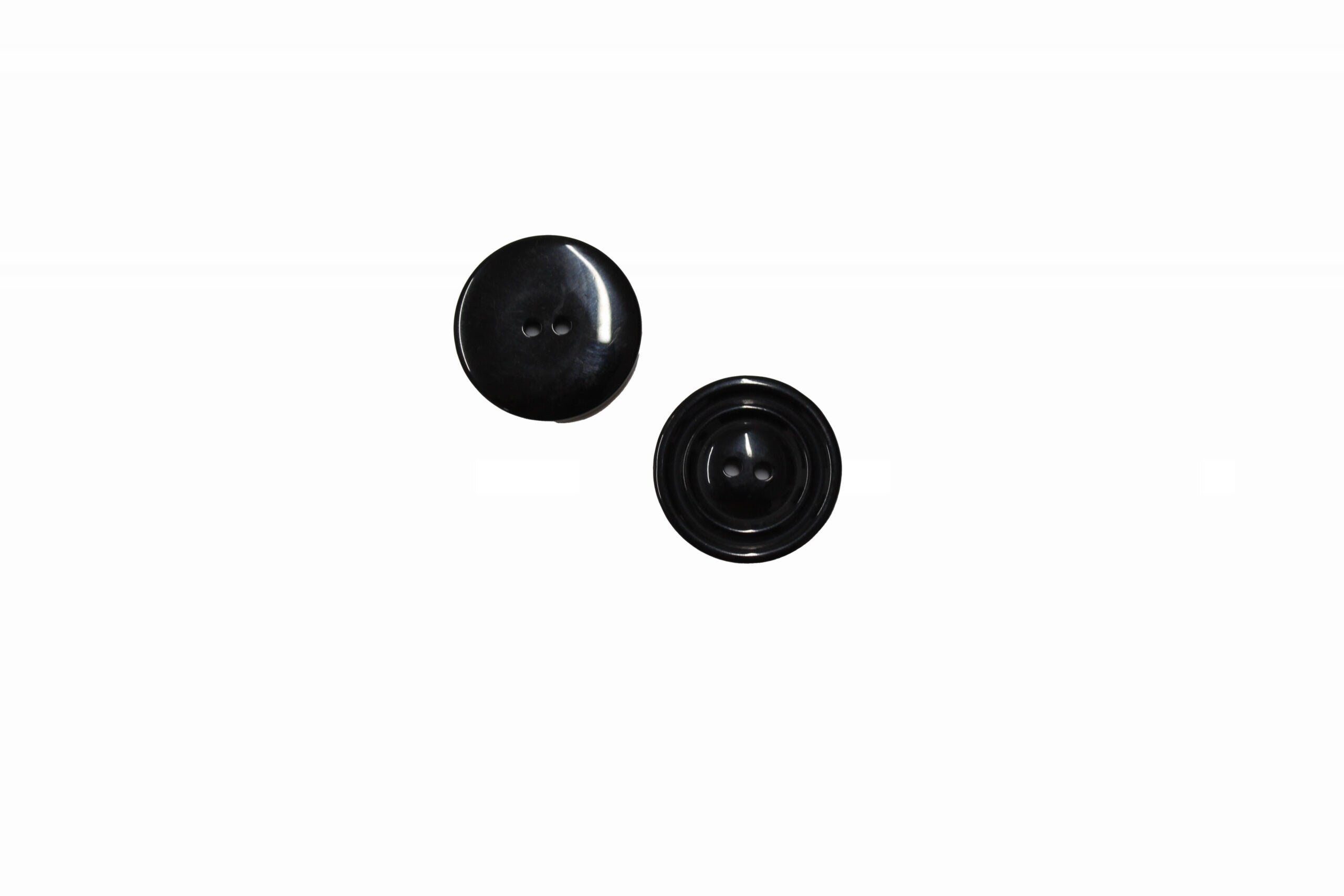 Nasturi Palton Dama Barbati cu Doua Gauri Model 6 – 54L – 34.3 mm – Negri – 100 Buc/Pachet