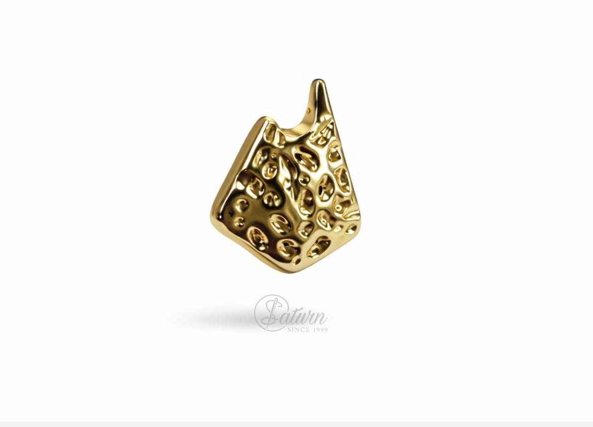 Nasturi metalici,decorativi N#8 aurii , 24L – 15 mm, set 10 bucati nasturi metalici