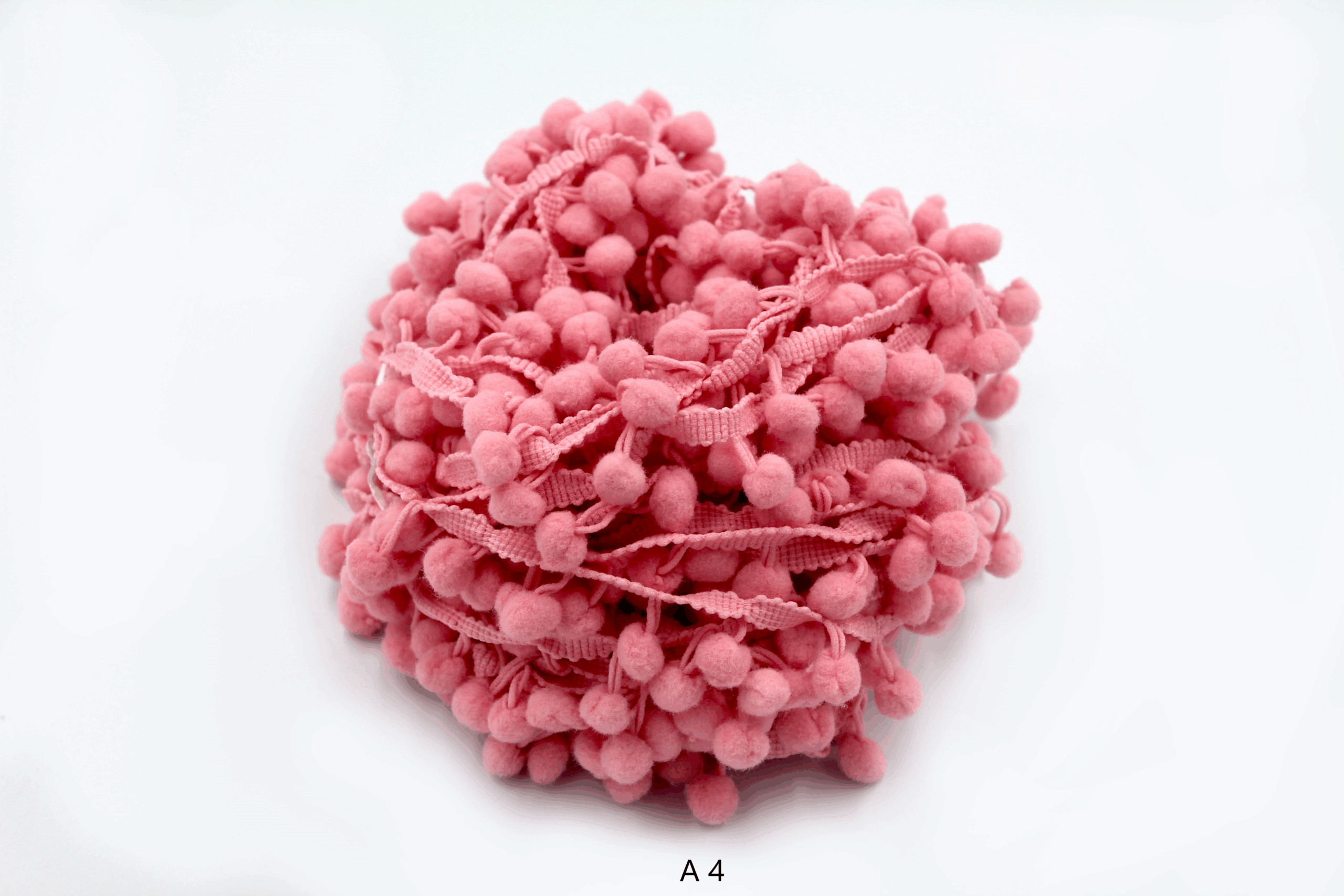 Ciucuri Decorativi Pom Pom Colorați – Bandă din Bumbac 20 m | Mercerie