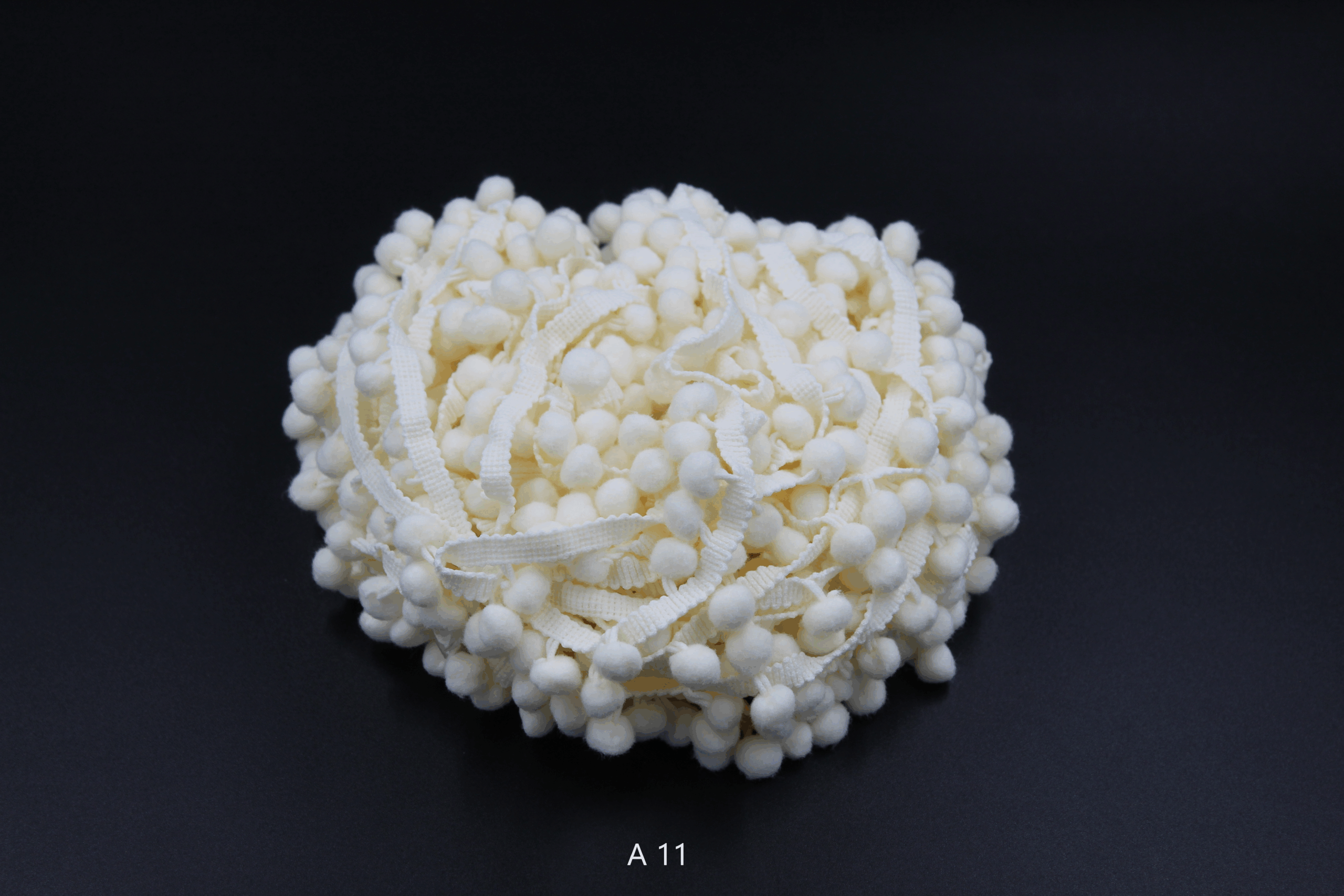 Ciucuri Decorativi Pom Pom Colorați – Bandă din Bumbac 20 m | Mercerie