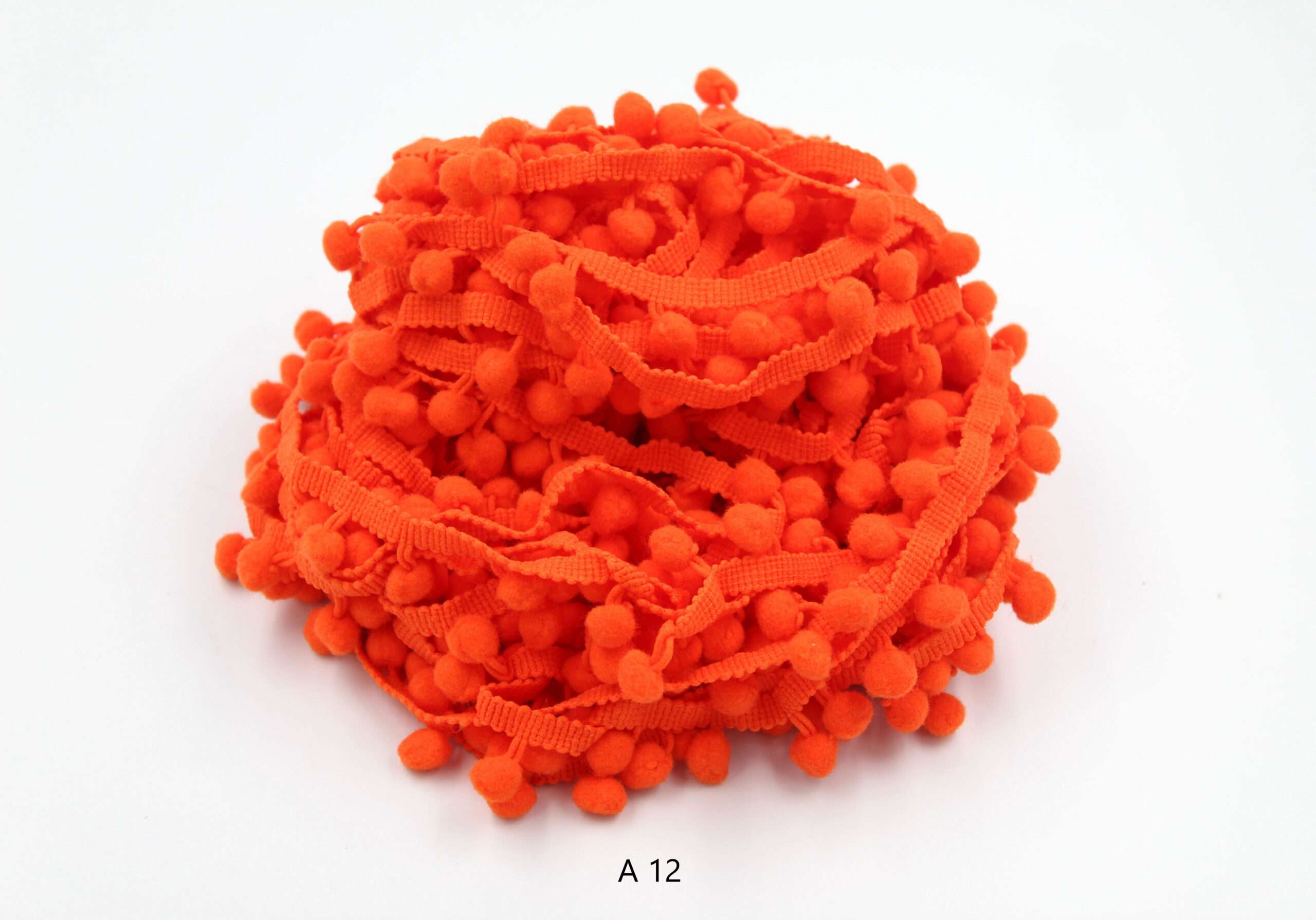 Ciucuri Decorativi Pom Pom Colorați – Bandă din Bumbac 20 m | Mercerie
