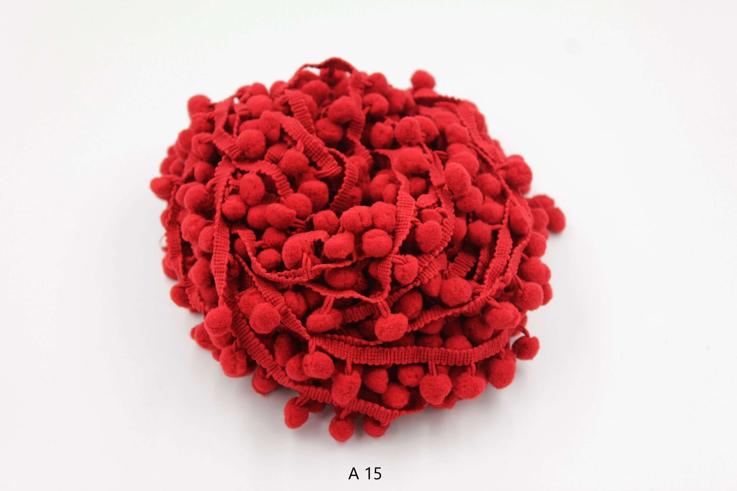 Ciucuri Decorativi Pom Pom Colorați – Bandă din Bumbac 20 m | Mercerie
