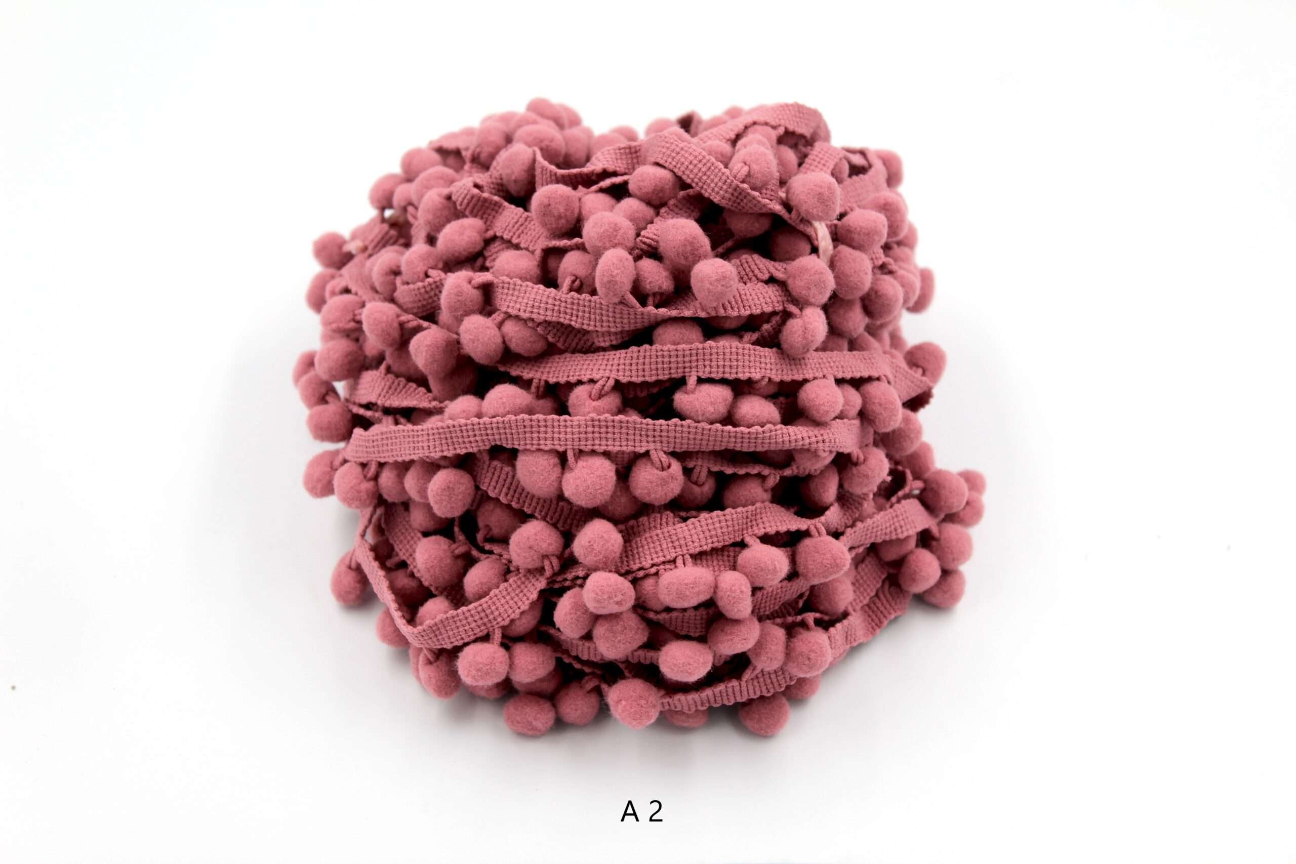 Ciucuri Decorativi Pom Pom Colorați – Bandă din Bumbac 20 m | Mercerie
