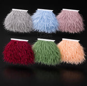 Pene de Strut Decorative pentru Rochii si Accesorii – 10 Metri/Rola mercerie saturn pene de strut