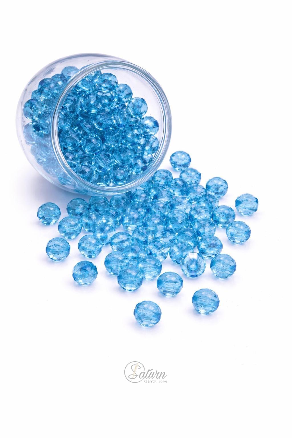 Perle de cusut 10 mm – margele decorative, 500 g/punga, diverse culori 
