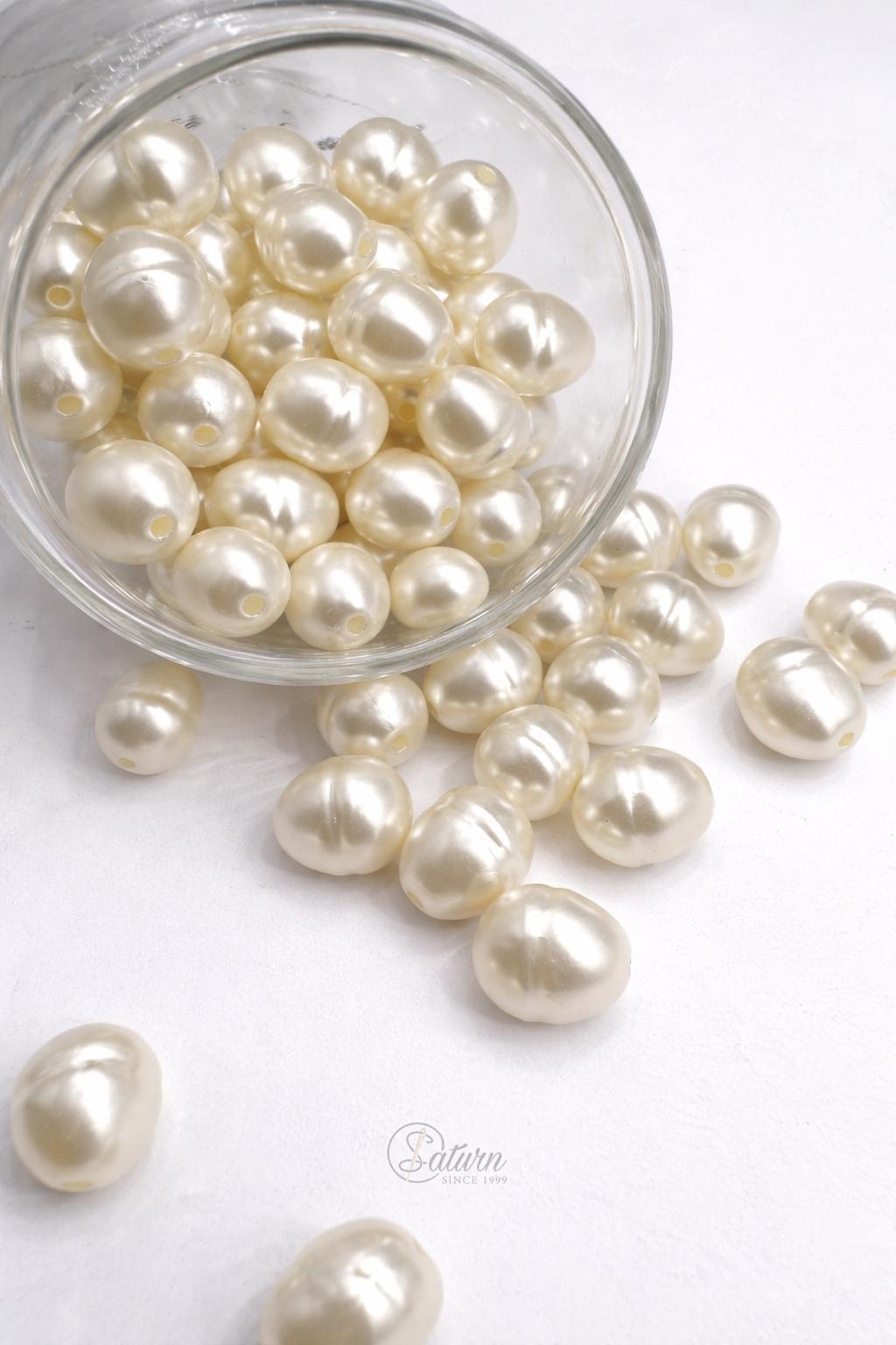 Perle / margele ivoar forma con decorativ  pentru accesorii handmade si decor M10 mercerie saturn  