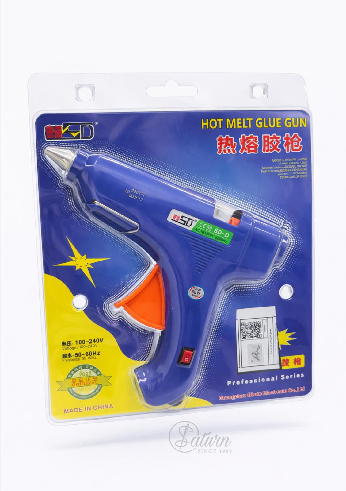 Pistol de Lipit cu Silicon 60W Profesional – Încalzire Rapid, Precizie Mare pentru Bricolaj și Reparații merceria saturn pistol de lipit