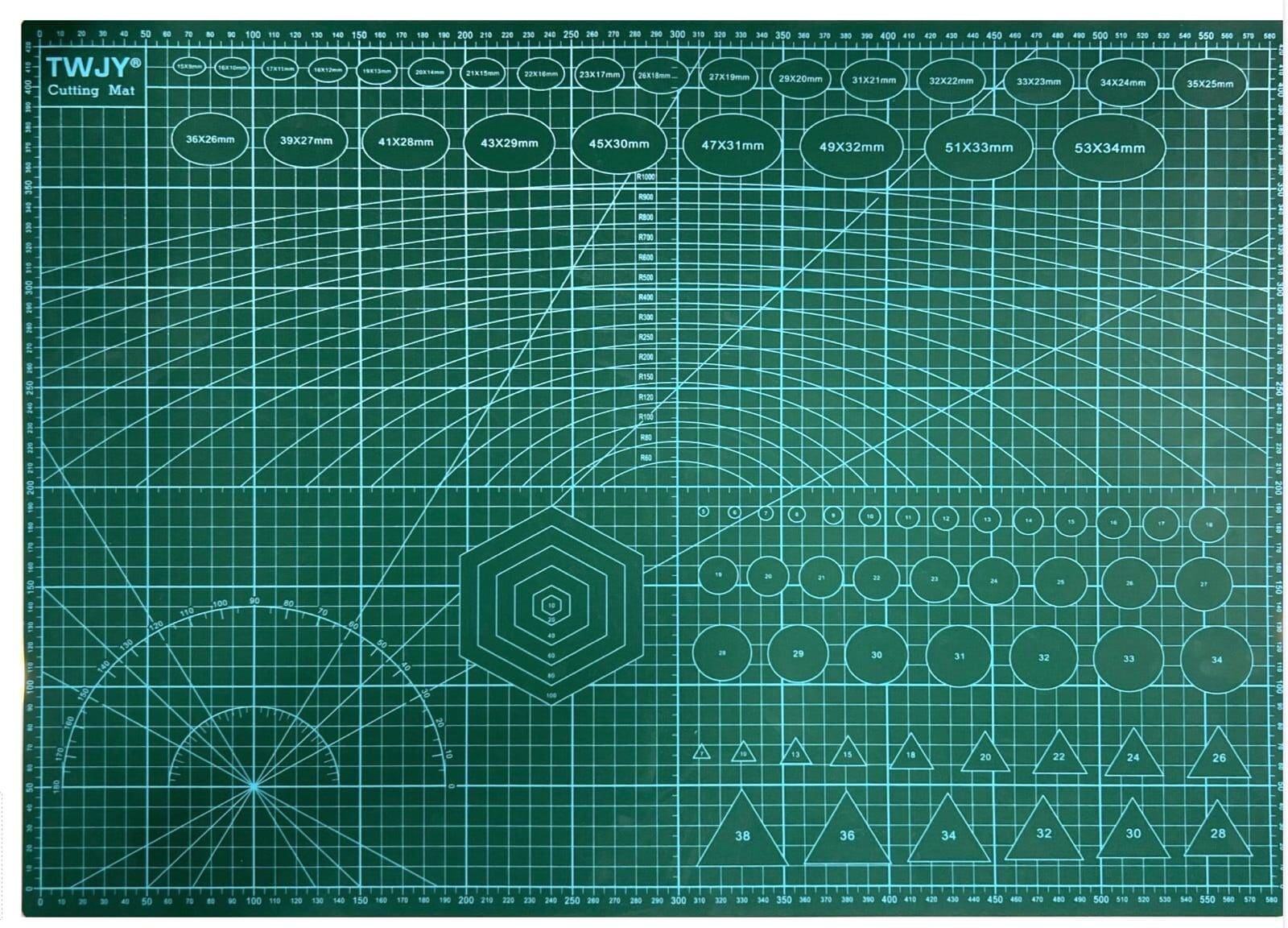Plansa de croitorie A4 – grilaj milimetric pentru tipare precise 300x220mm mercerie saturn plansa
