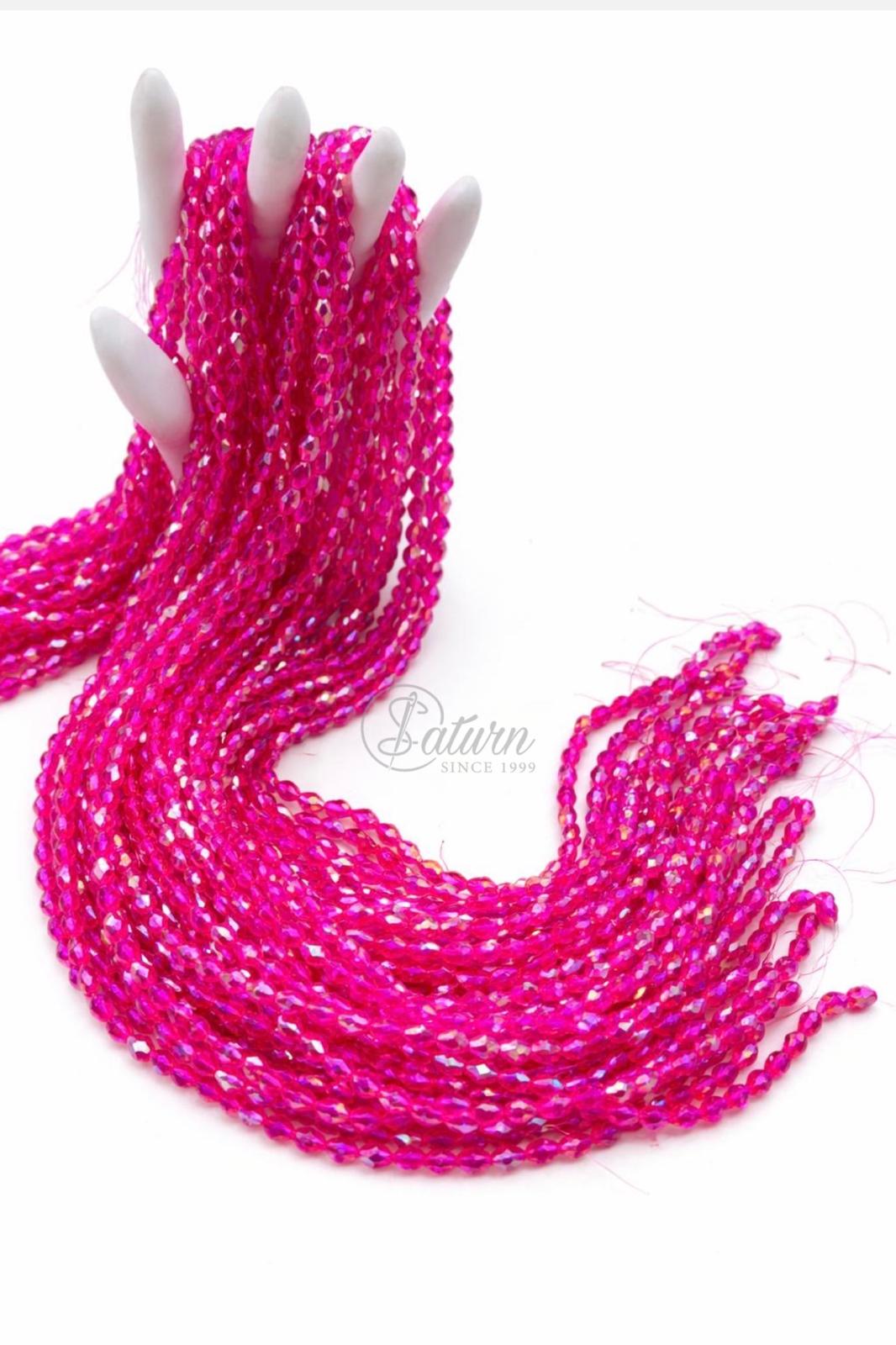 Sirag margele cristale fatetate 6x8 mm, model oval, 70 margele/sirag, culori diverse pentru bijuterii handmade