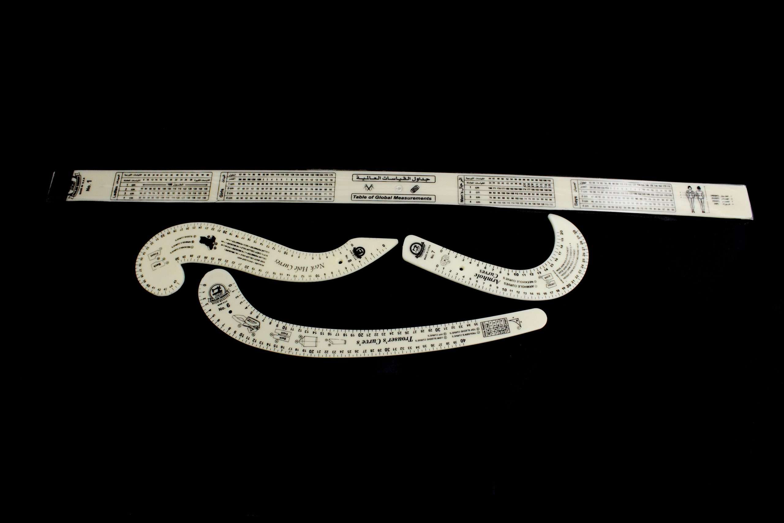 Set Rigle Croitorie Profesionale – 8 Piese