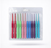 crosete Set Crosete cu Maner din Plastic – 12 Bucati, Marimi 25–50 mm mercerie saturn 