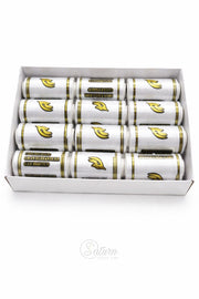 Set ata de cusut poliester 40S/2 pentru masina si cusaturi manuale – alb, 100% poliester, cutie 12 bucati