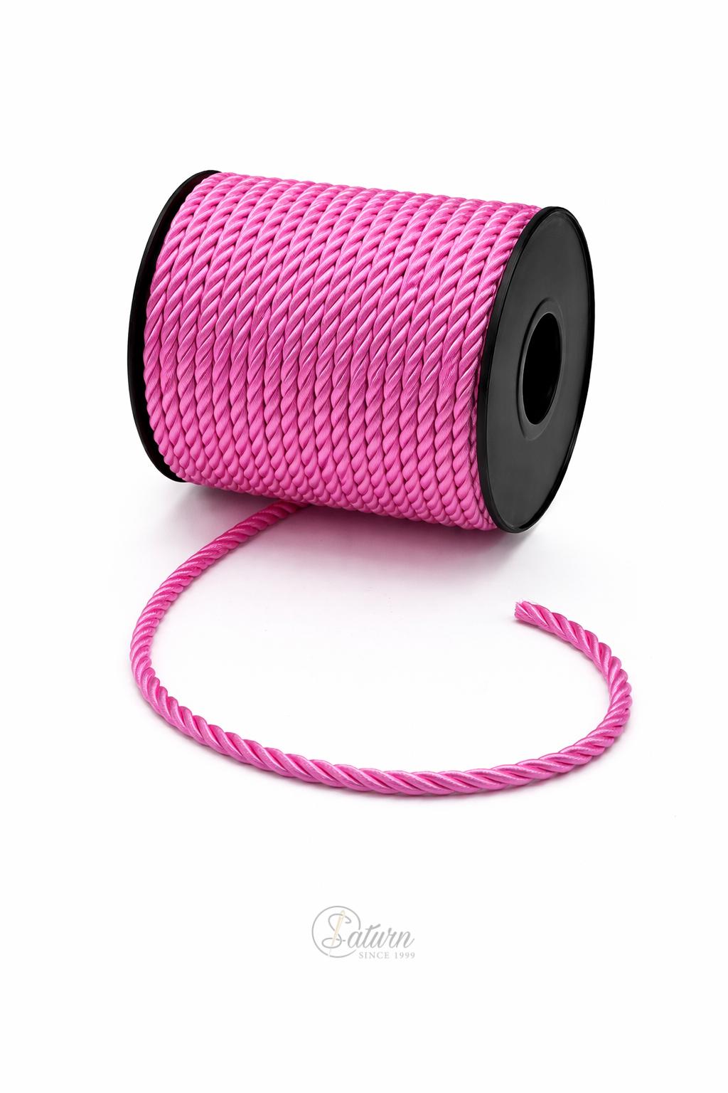 Snur Rasucit din Poliester 4 mm – Rola 25 m – Accesoriu Decorativ Textil