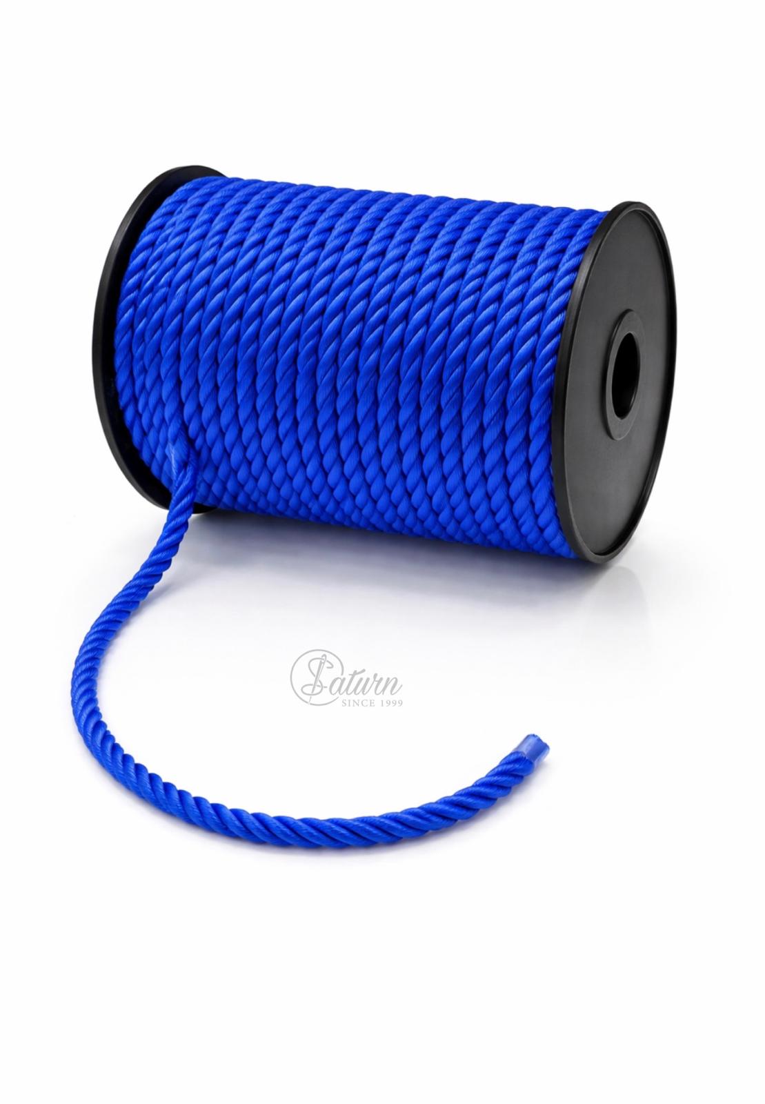 Snur Rasucit din Poliester 6 mm – Rolă 25 m – Accesoriu Decorativ Textil