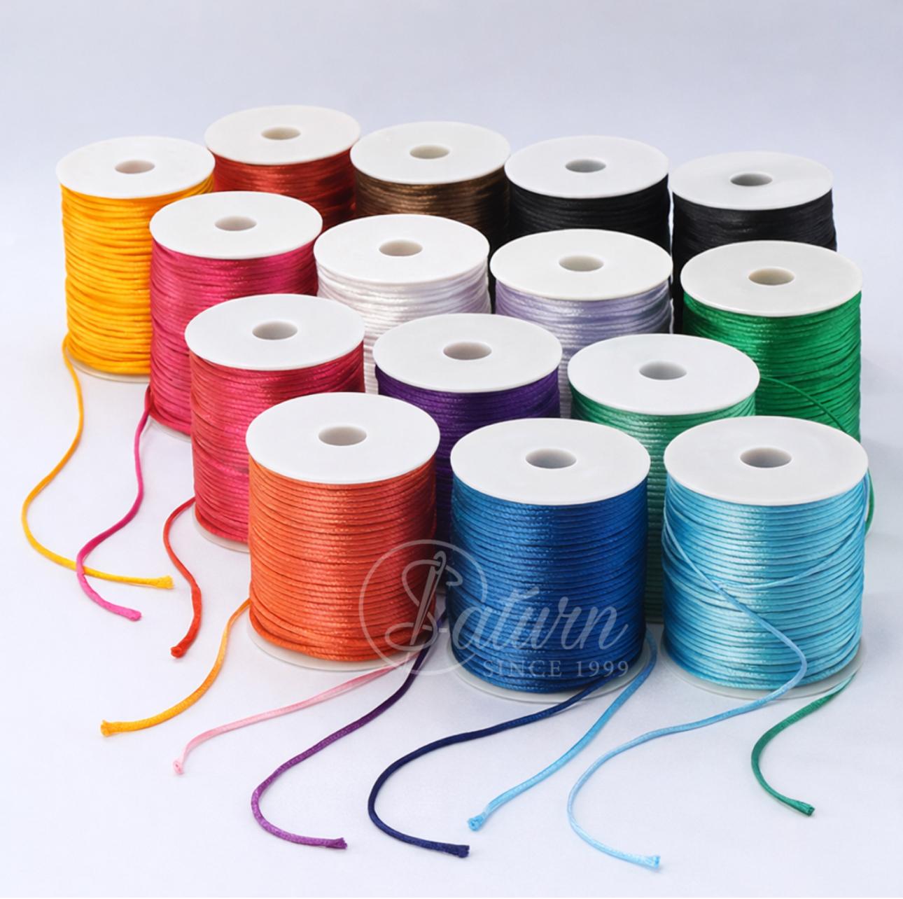 Snur Satinat /saten2mm (100 Yards/91 metriRola)