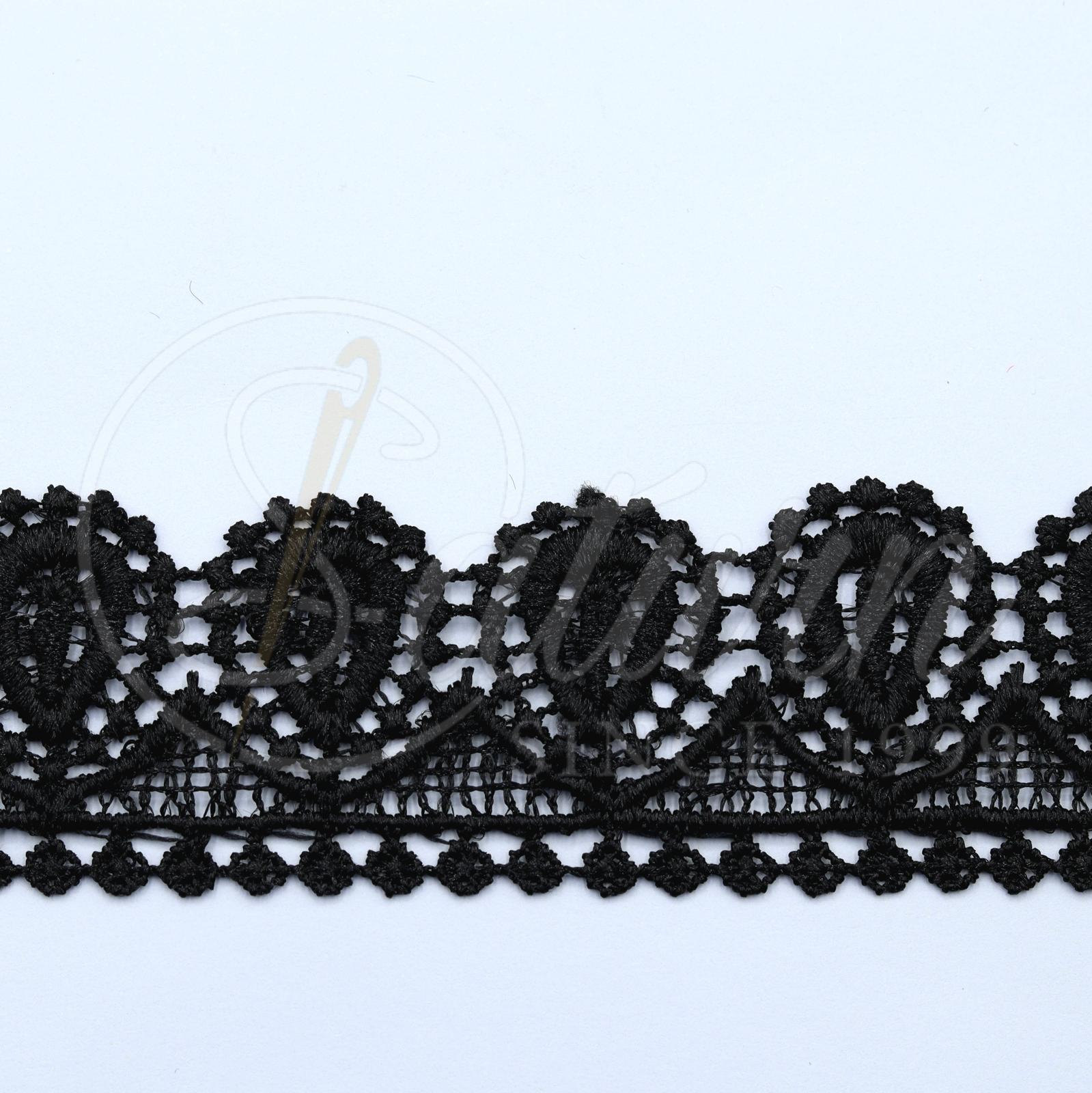 DANTELA GABIR DIN POLIESTER 4CM #4478-11- (10 YARDS/CARD 9,10 METRI)