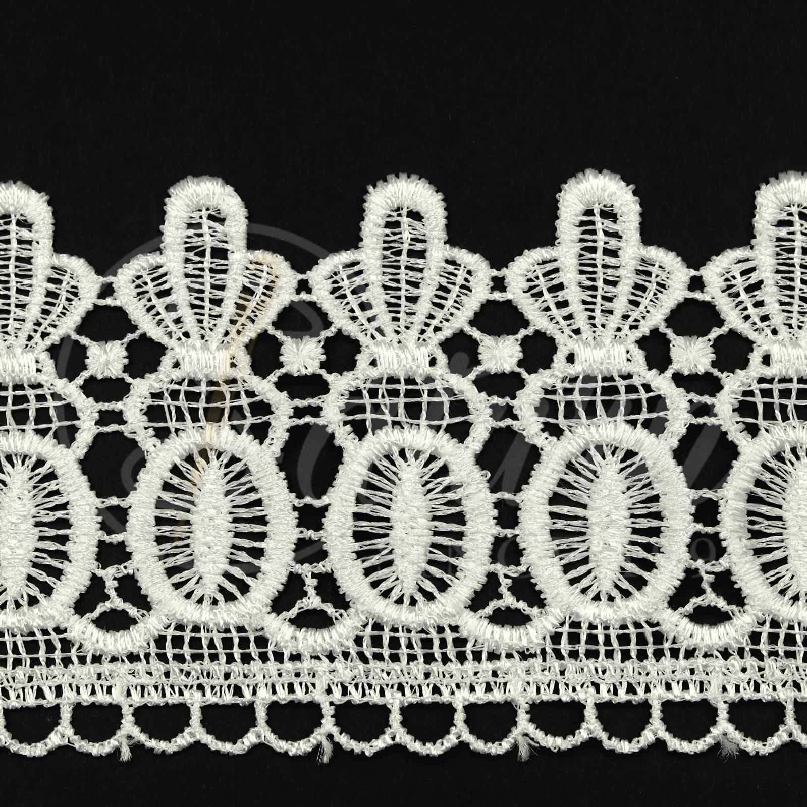DANTELA GABIR DIN POLIESTER 8CM #4478-6- (10 YARDS/CARD 9,10 METRI)