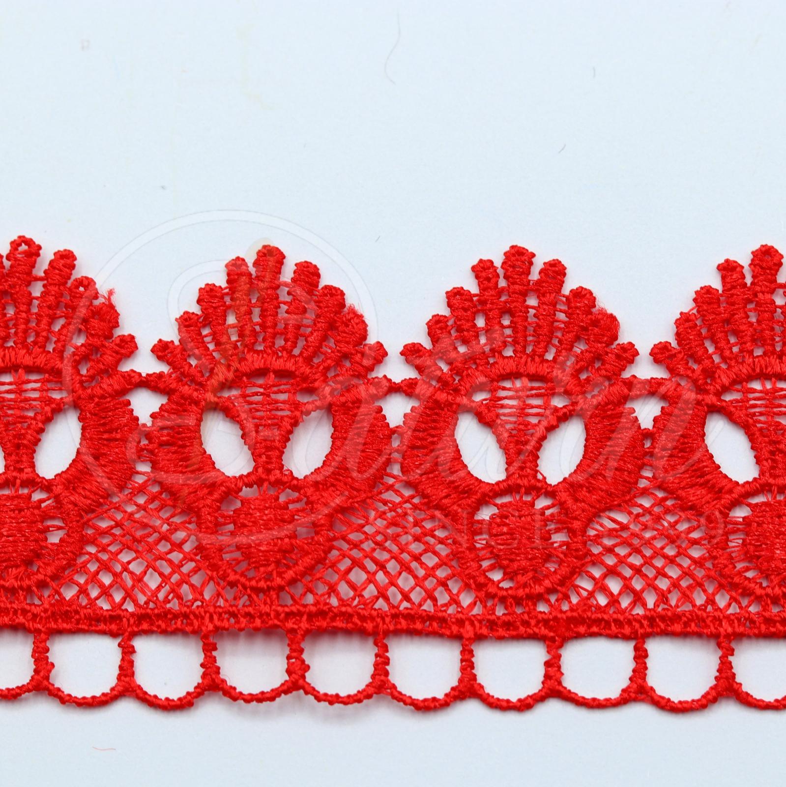 DANTELA GABIR DIN POLIESTER 5CM #4478-4-(10 YARDS/CARD 9,10 METRI)