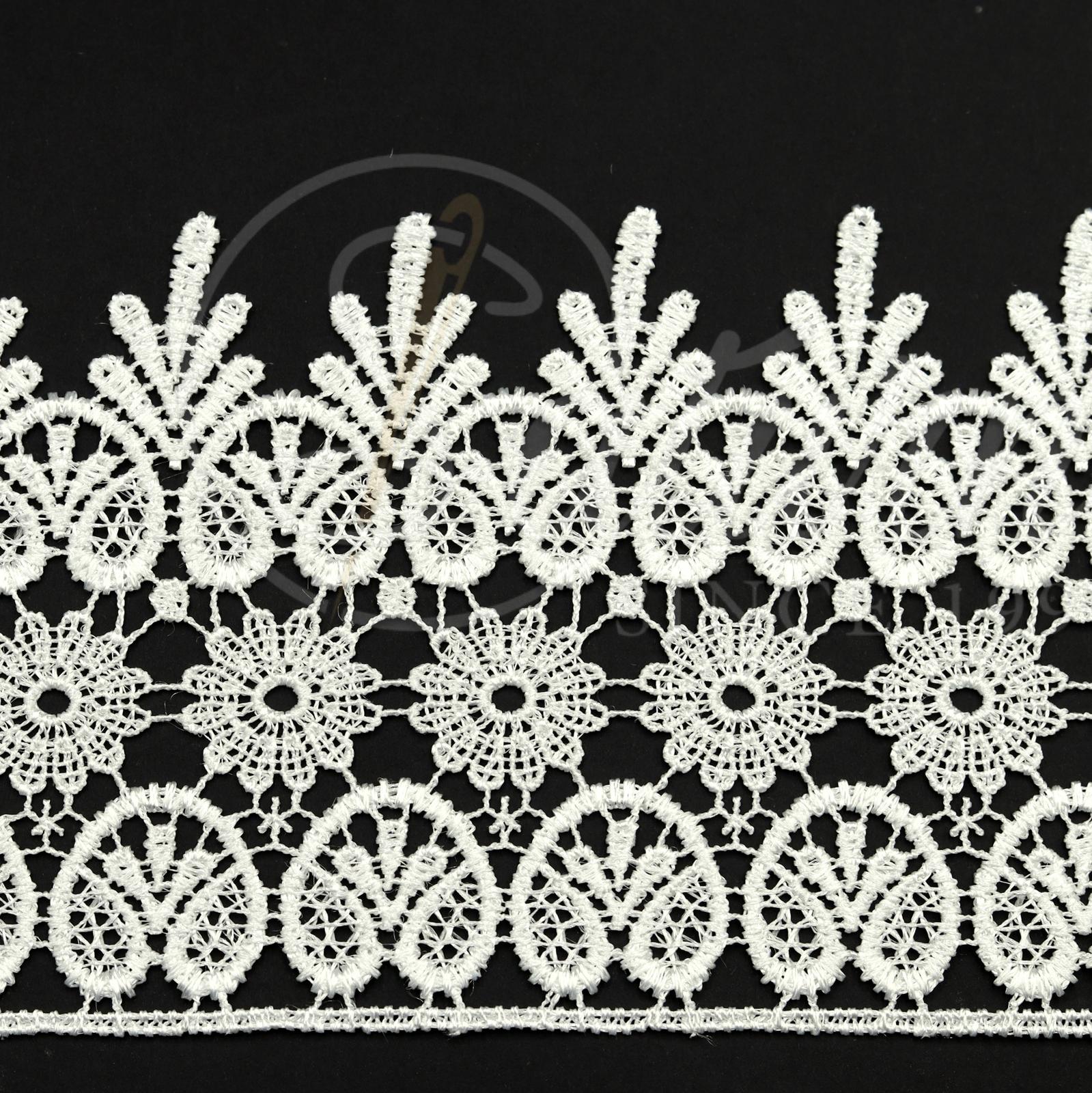 DANTELA GABIR DIN POLIESTER CM 10CM #4478-21- (10 YARDS/CARD 9,10 METRI)