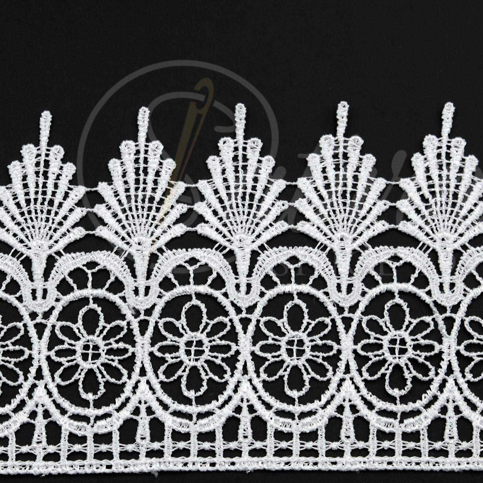 DANTELA GABIR DIN POLIESTER 9,5CM  #4478-34- (10 YARDS/CARD 9,10 METRI)