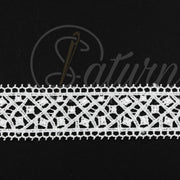 DANTELA GABIR DIN POLIESTER 4CM #4478-8-(10 YARDS/CARD 9,10 METRI)