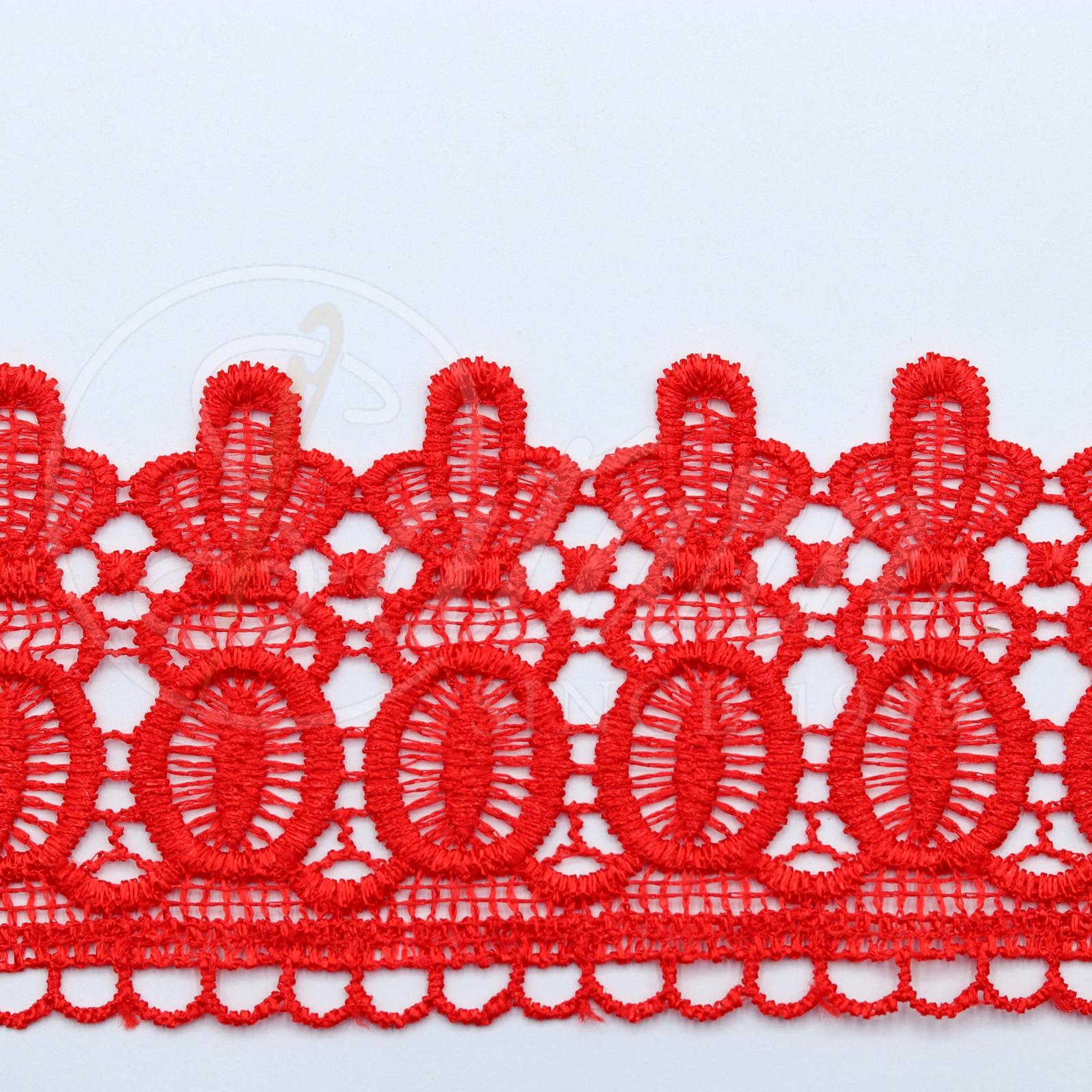 DANTELA GABIR DIN POLIESTER 8CM #4478-6- (10 YARDS/CARD 9,10 METRI)