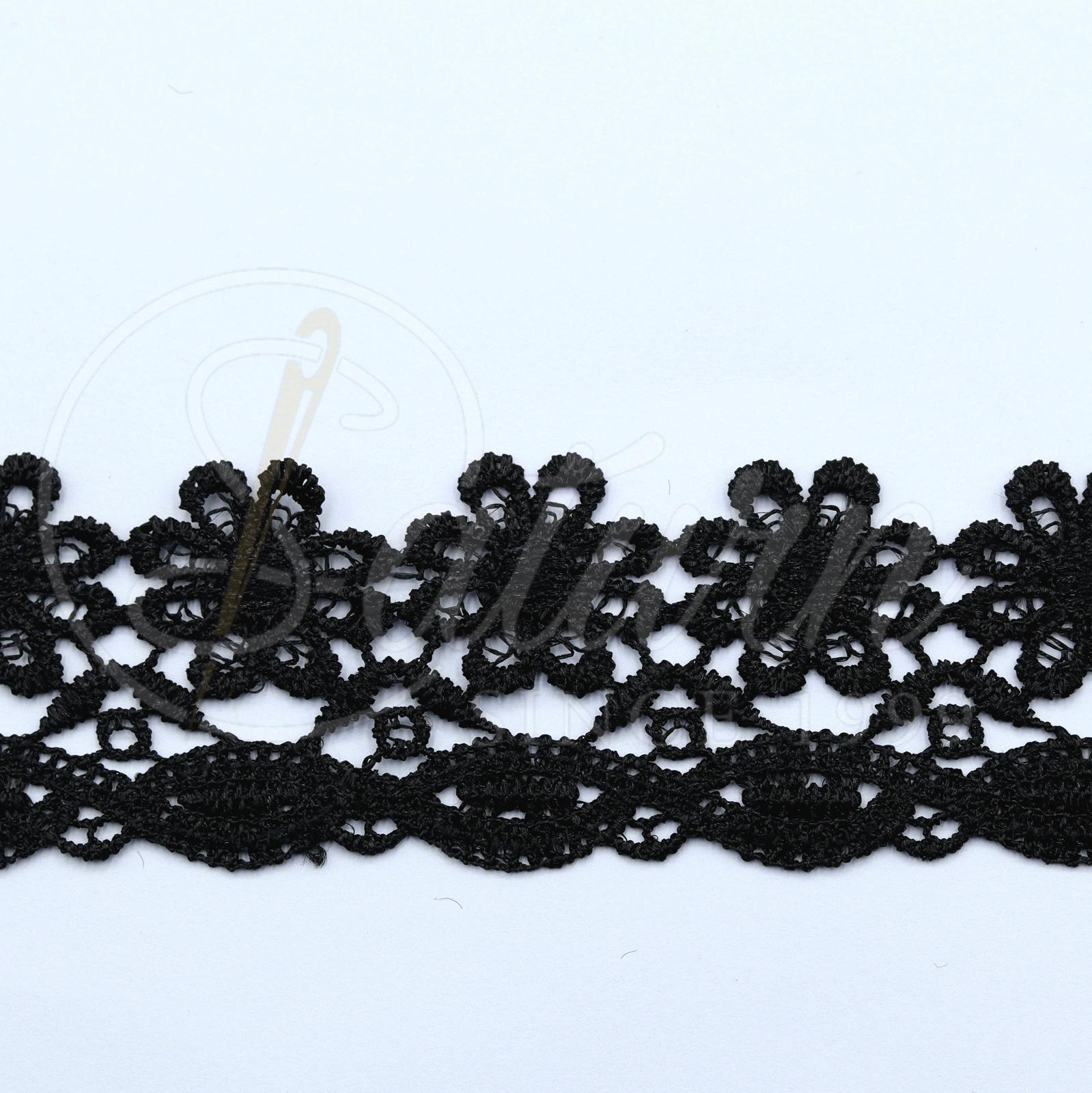 DANTELA GABIR DIN POLIESTER 4,5CM #4478-14- (10 YARDS/CARD 9,10 METRI)