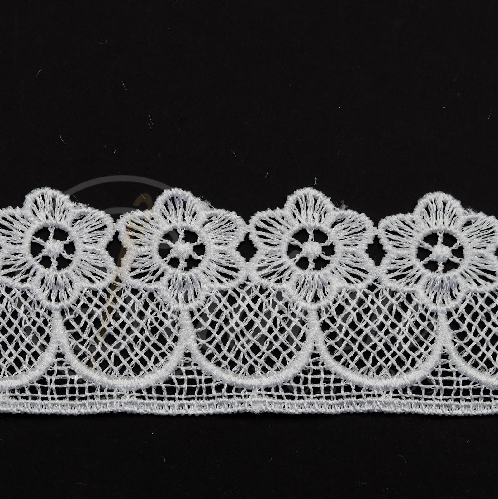 DANTELA GABIR DIN POLIESTER -4478-30-4.5CM  (10 YARDS/CARD 9,10 METRI)