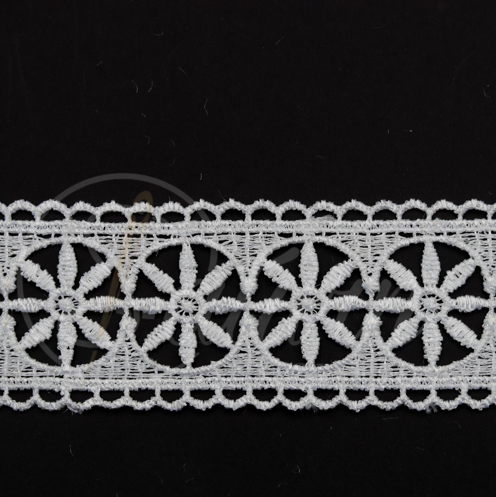 DANTELA GABIR DIN POLIESTER 4,5CM  #4478 -27-(10 YARDS/CARD 9,10 METRI)
