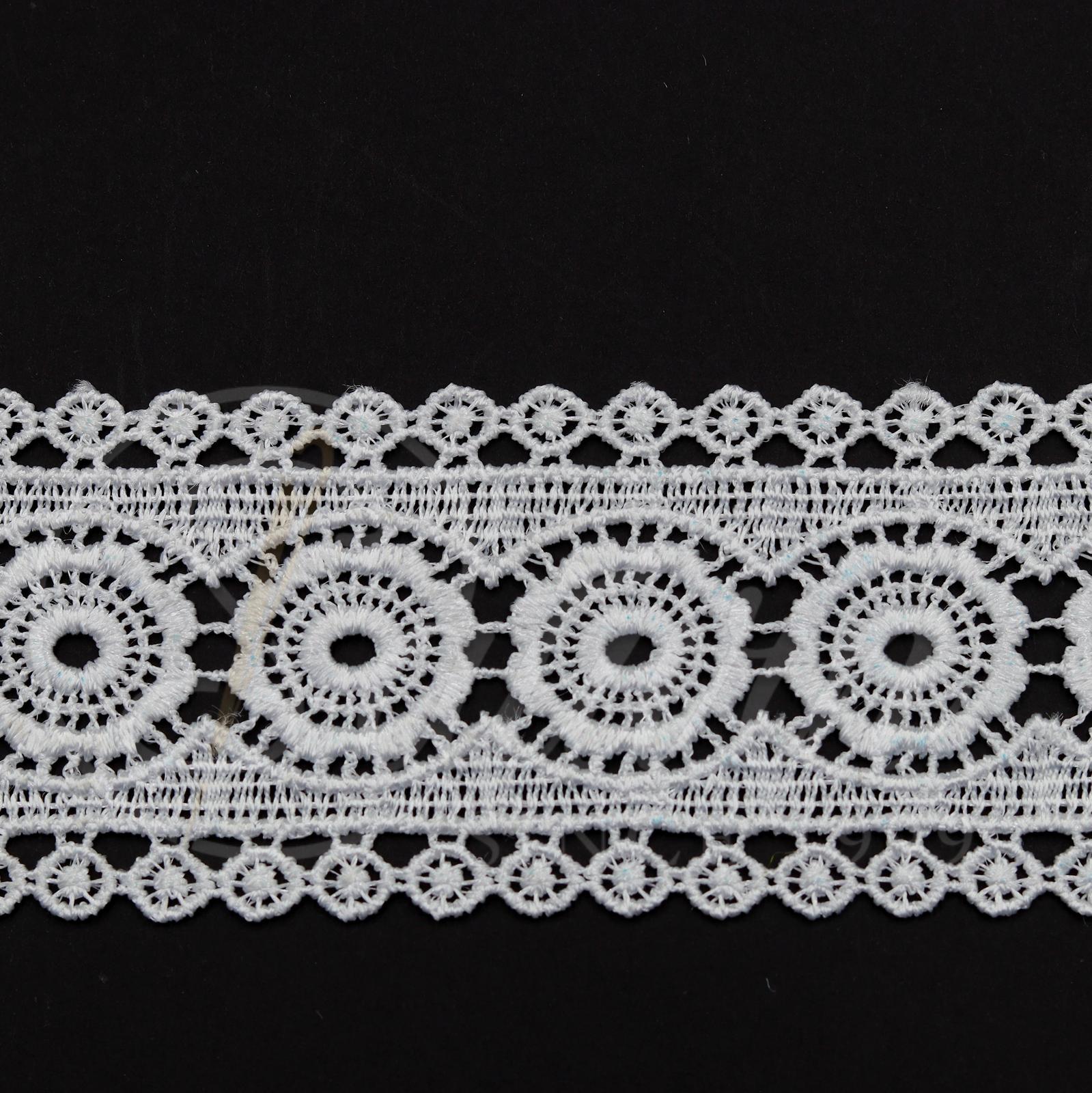 DANTELA GABIR DIN POLIESTER -4478-40- 5CM  (10 YARDS/CARD 9,10 METRI)