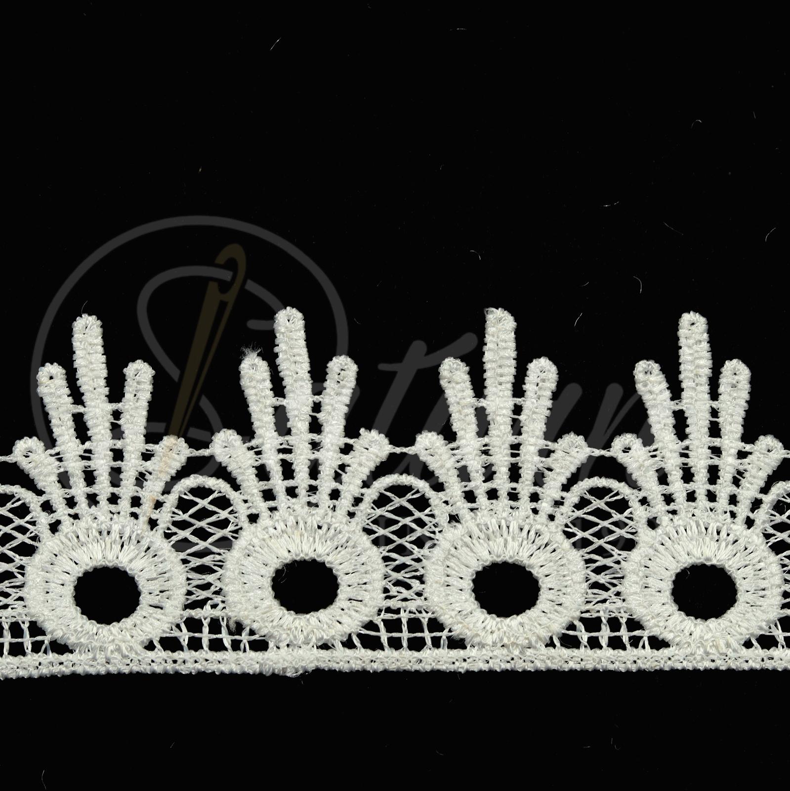 DANTELA GABIR DIN POLIESTER -4478-17- 4.5CM (10 YARDS/CARD 9,10 METRI)