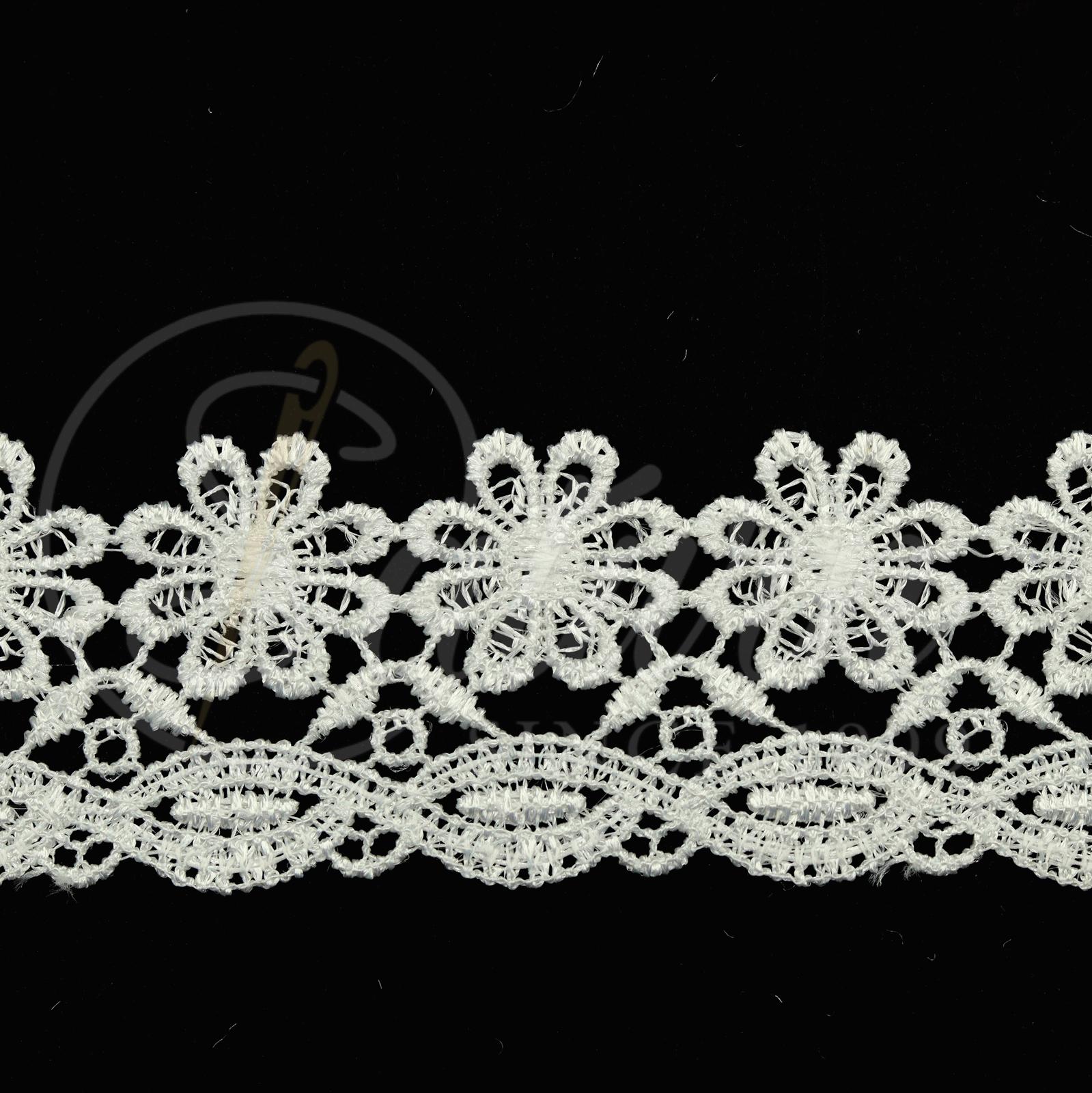 DANTELA GABIR DIN POLIESTER 4,5CM #4478-14- (10 YARDS/CARD 9,10 METRI)
