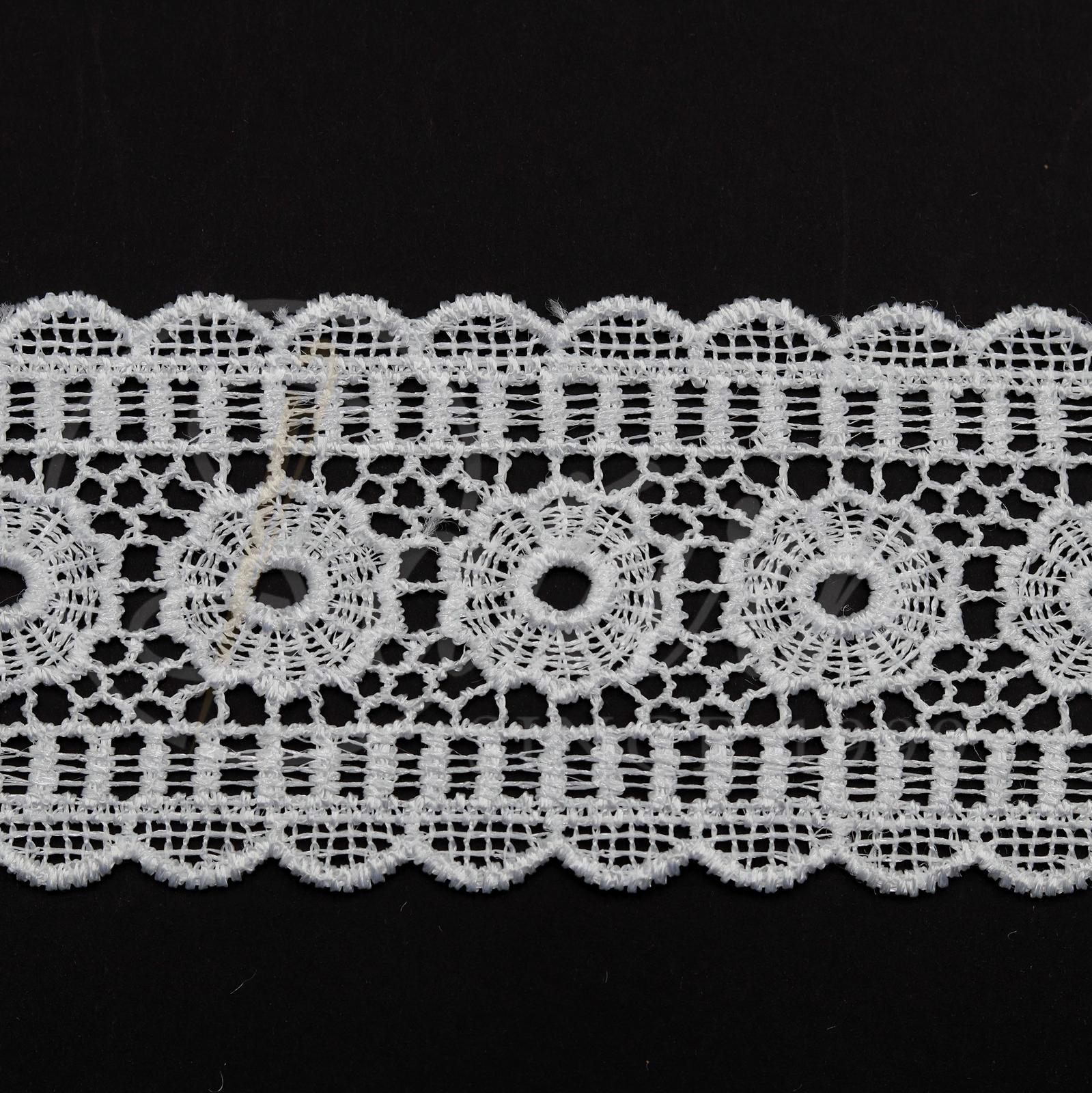 DANTELA GABIR DIN POLIESTER -4478-37- 5.5CM(10 YARDS/CARD 9,10 METRI)-CH