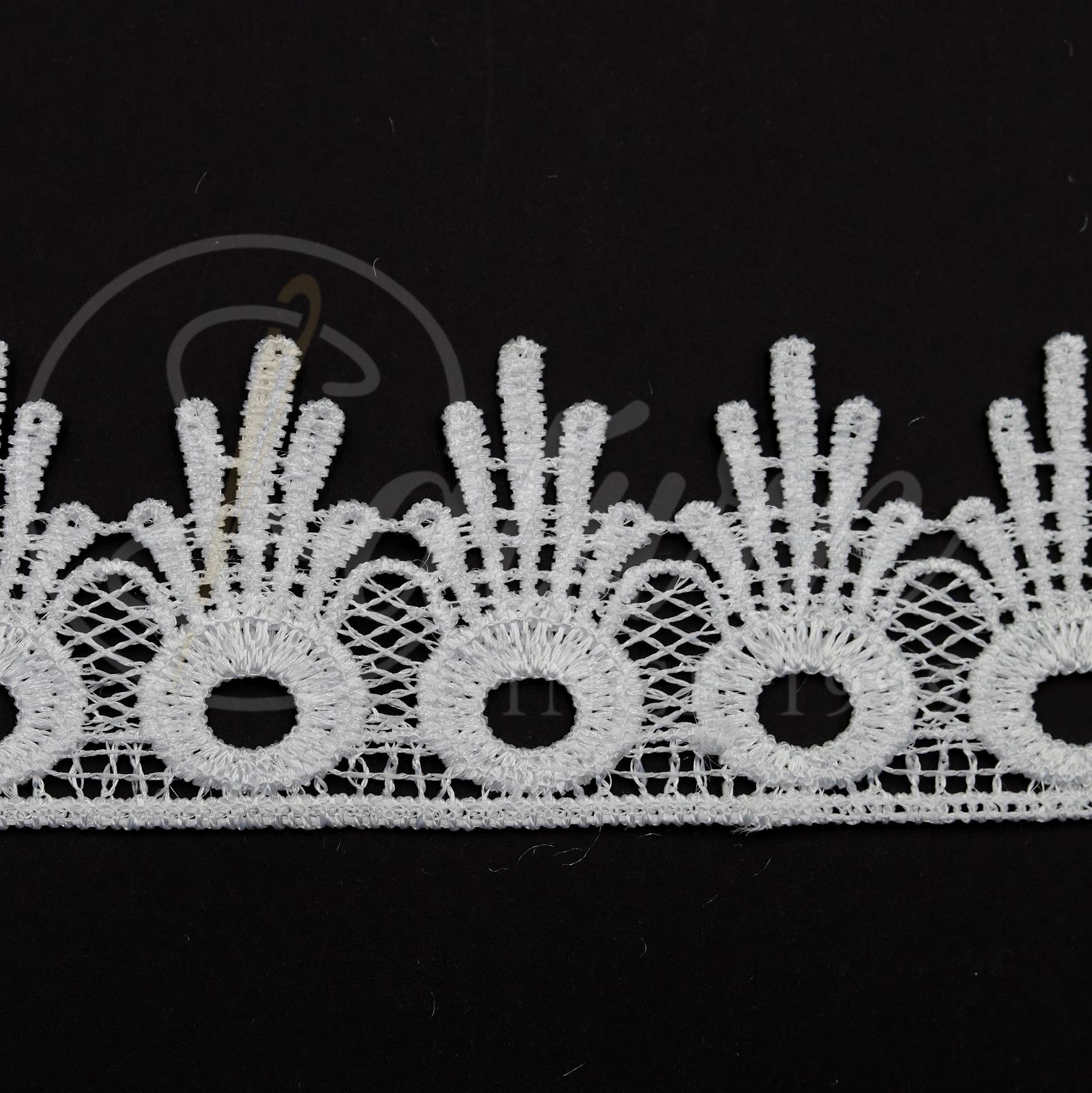 DANTELA GABIR DIN POLIESTER -4478-17- 4.5CM (10 YARDS/CARD 9,10 METRI)