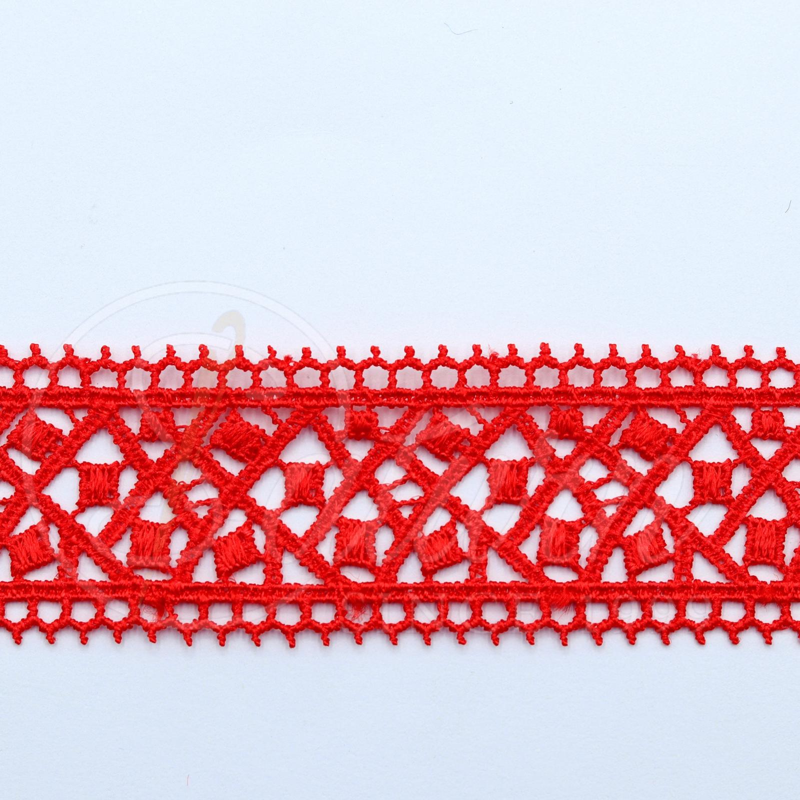 DANTELA GABIR DIN POLIESTER 4CM #4478-8-(10 YARDS/CARD 9,10 METRI)