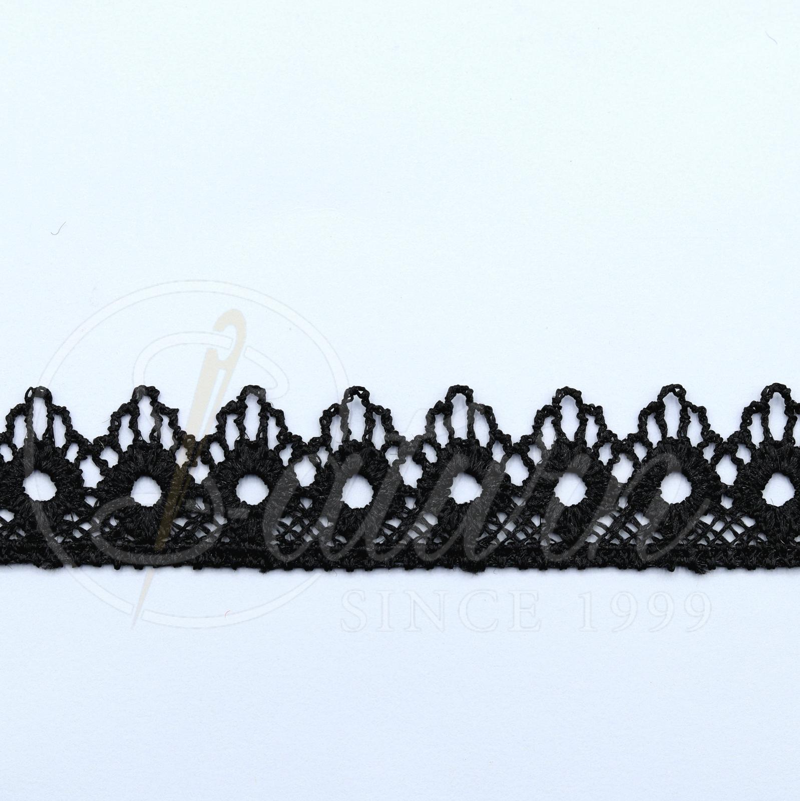 DANTELA GABIR DIN POLIESTER 2CM #4478-24- (10 YARDS/CARD 9,10 METRI)