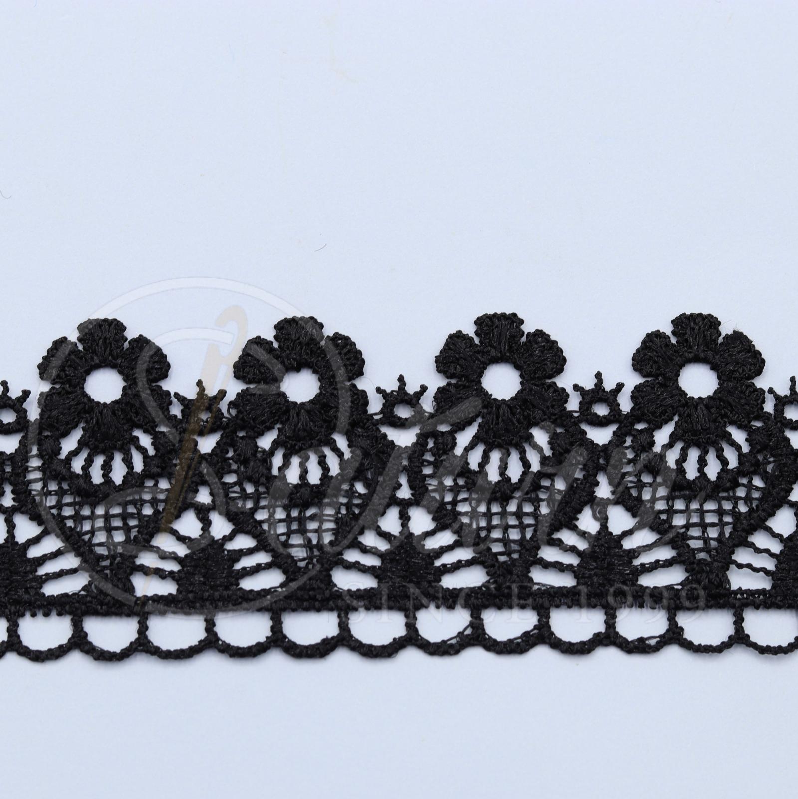 DANTELA GABIR DIN POLIESTER -4478-15- 4.5CM  (10 YARDS/CARD 9,10 METRI)